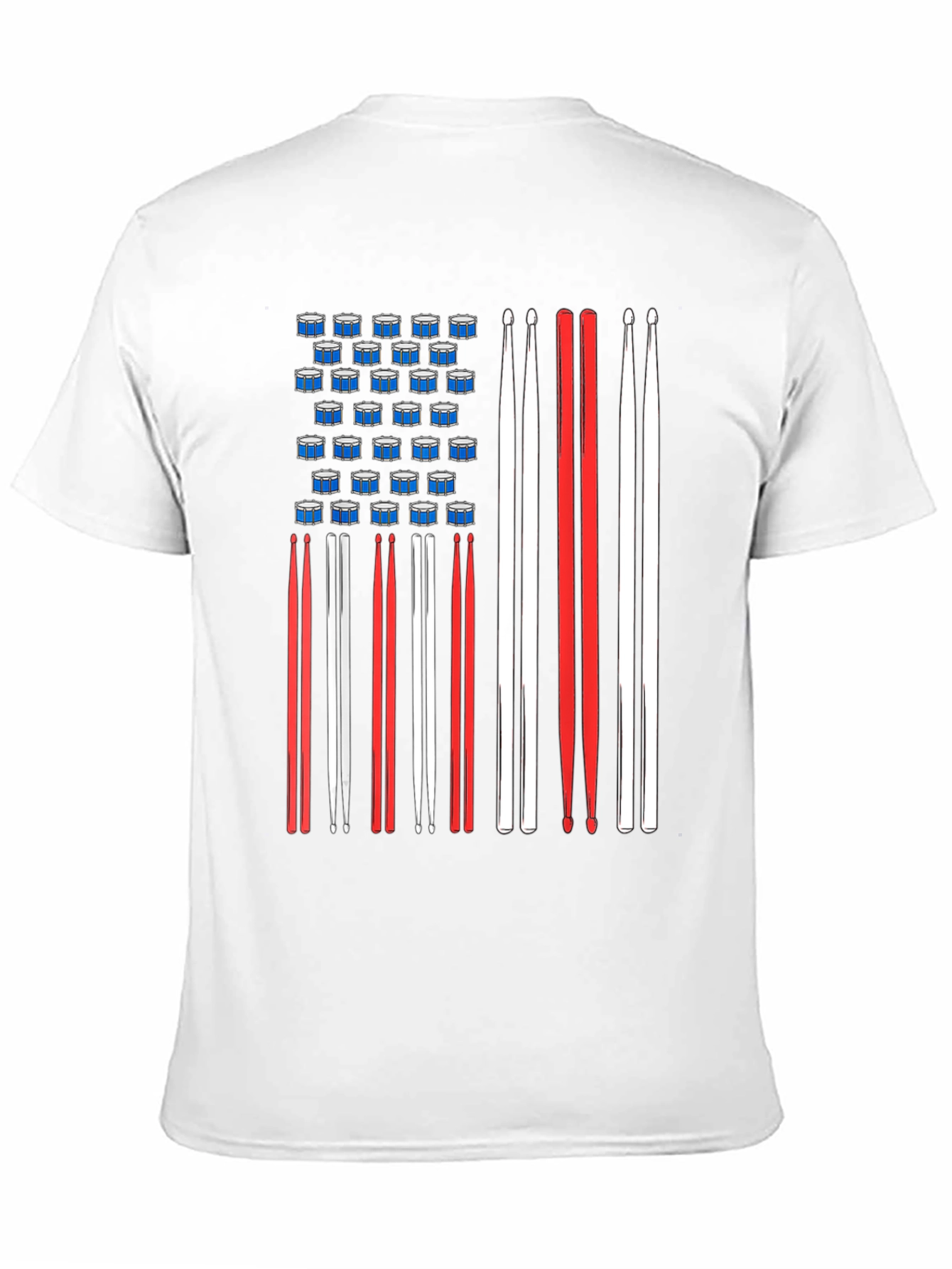 Drummer American Flag T-Shirt