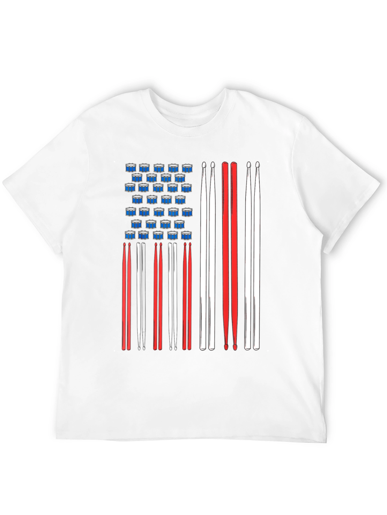 Drummer American Flag T-Shirt