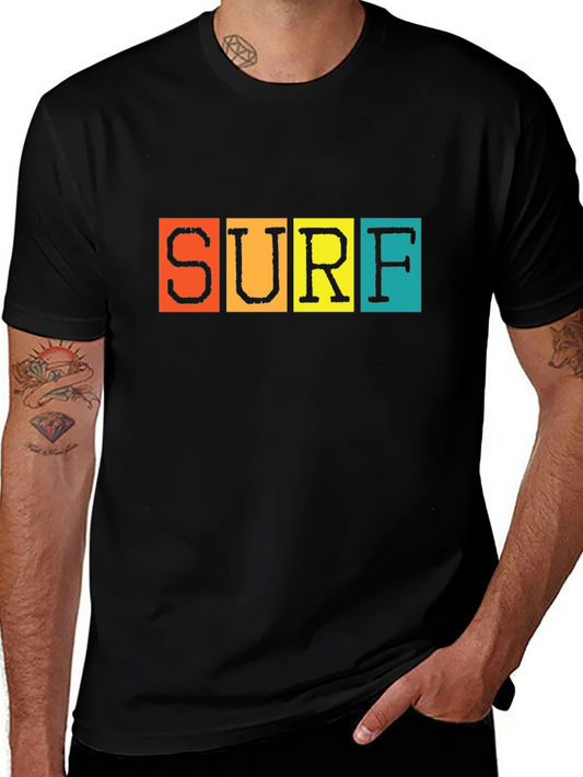 Surf Graphic T-Shirt - Black