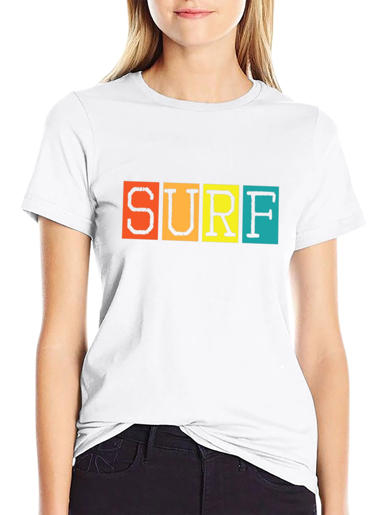 Surf Graphic T-Shirt - Black