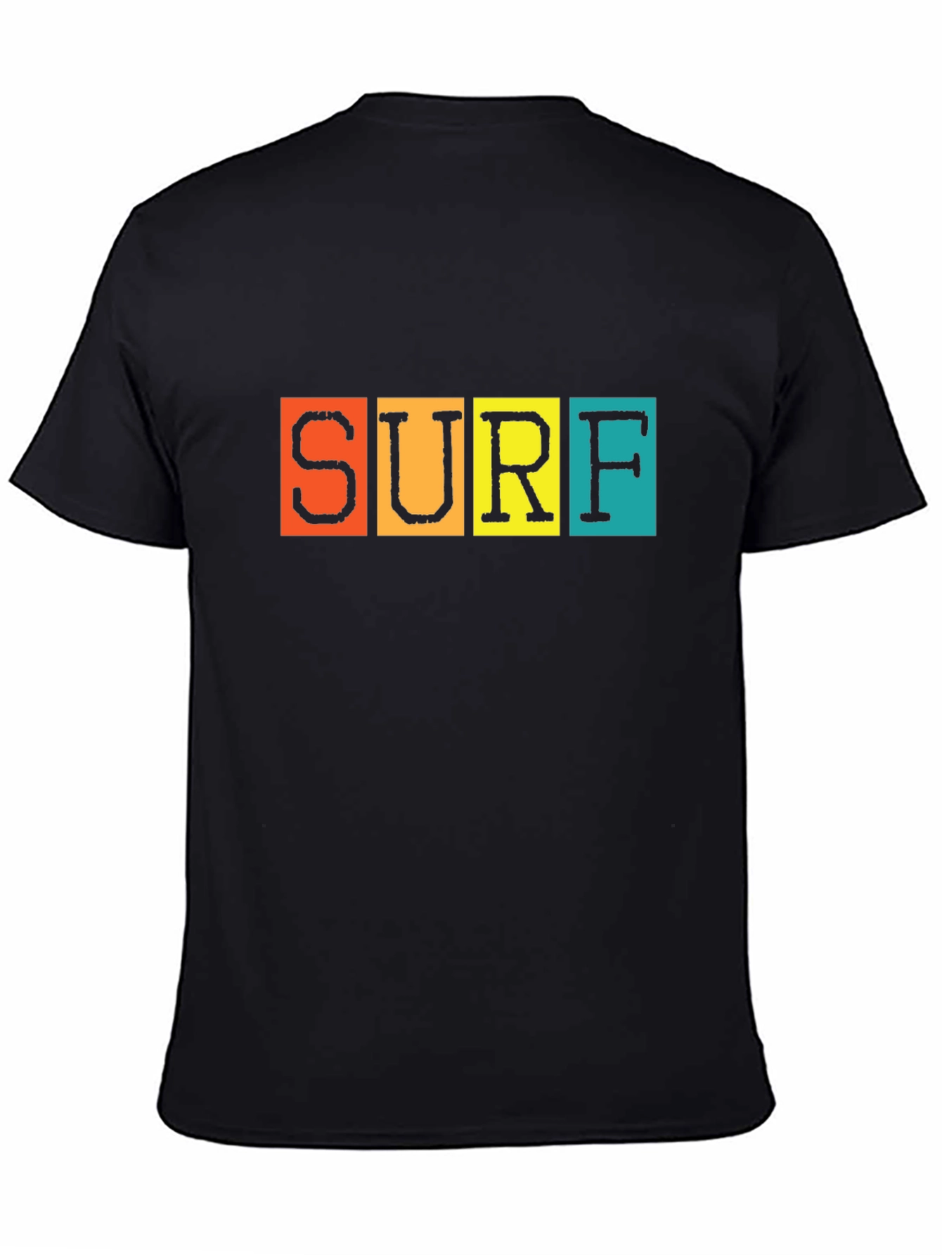 Surf Graphic T-Shirt - Black