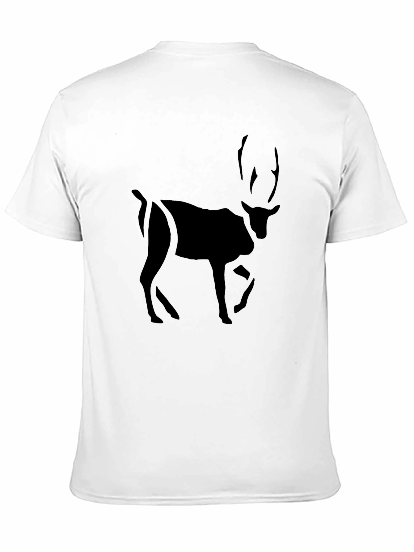 Reindeer Graphic Tee - Soft Cotton Blend