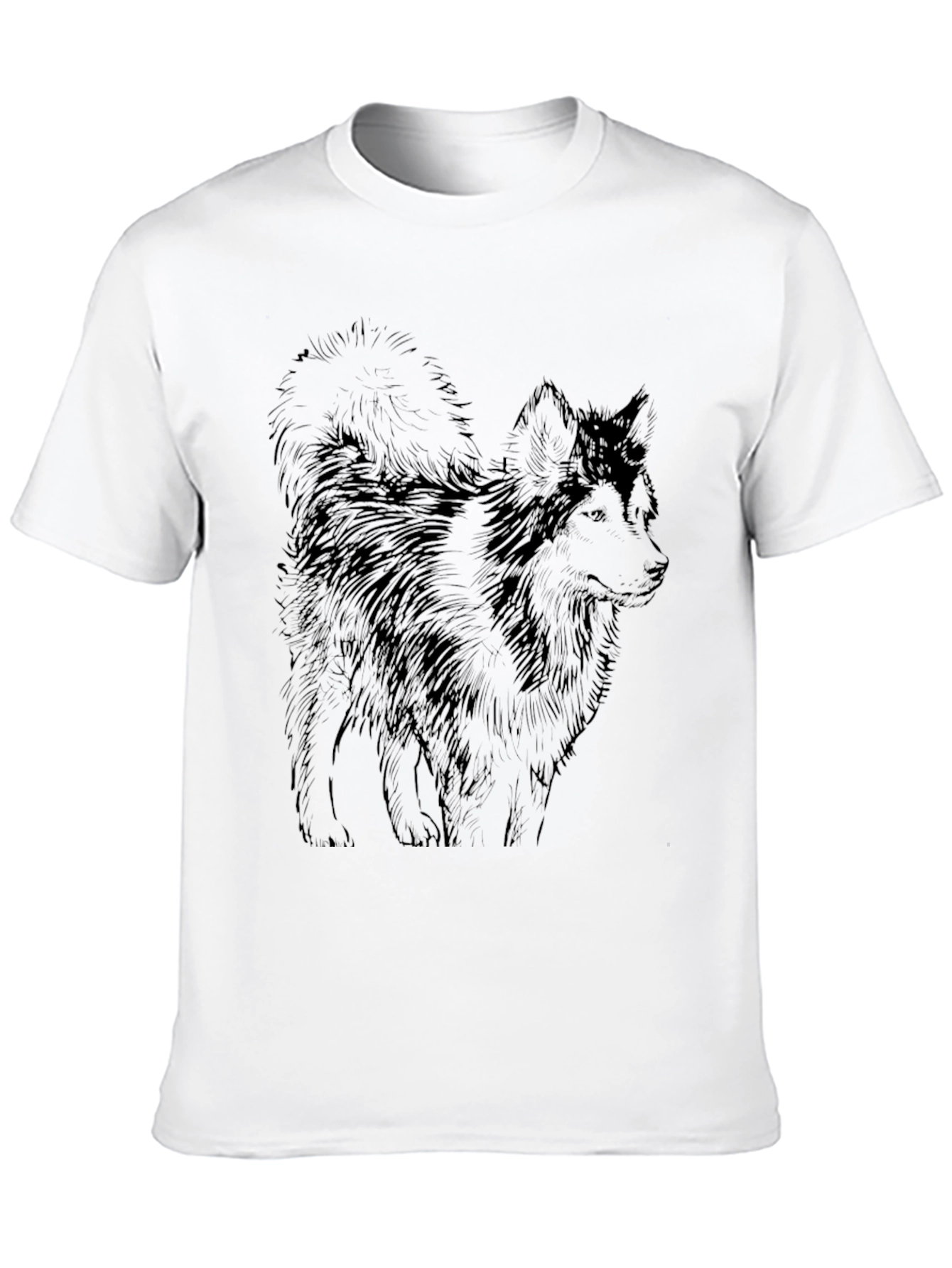 Black Husky Graphic Tee