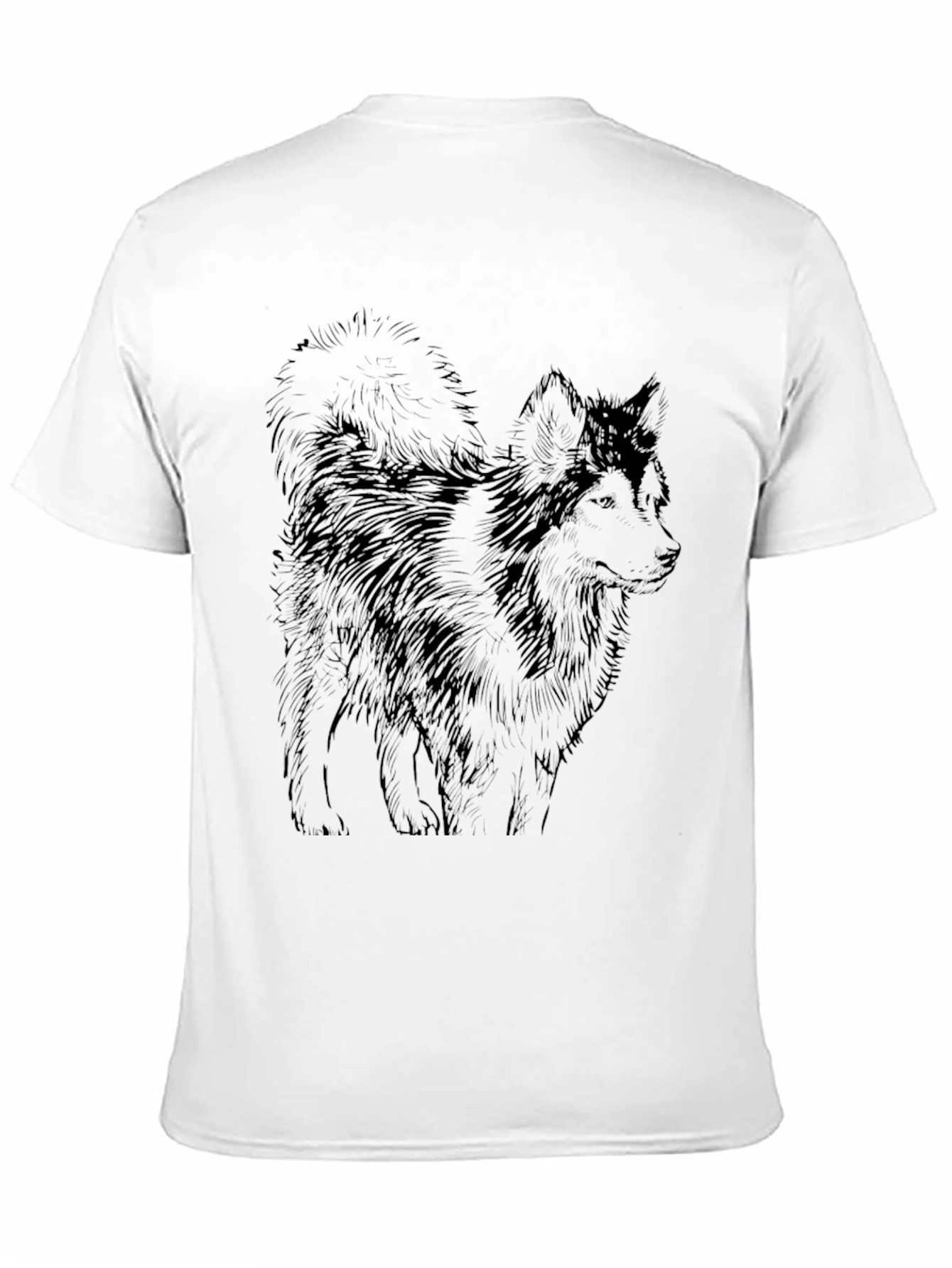 Black Husky Graphic Tee