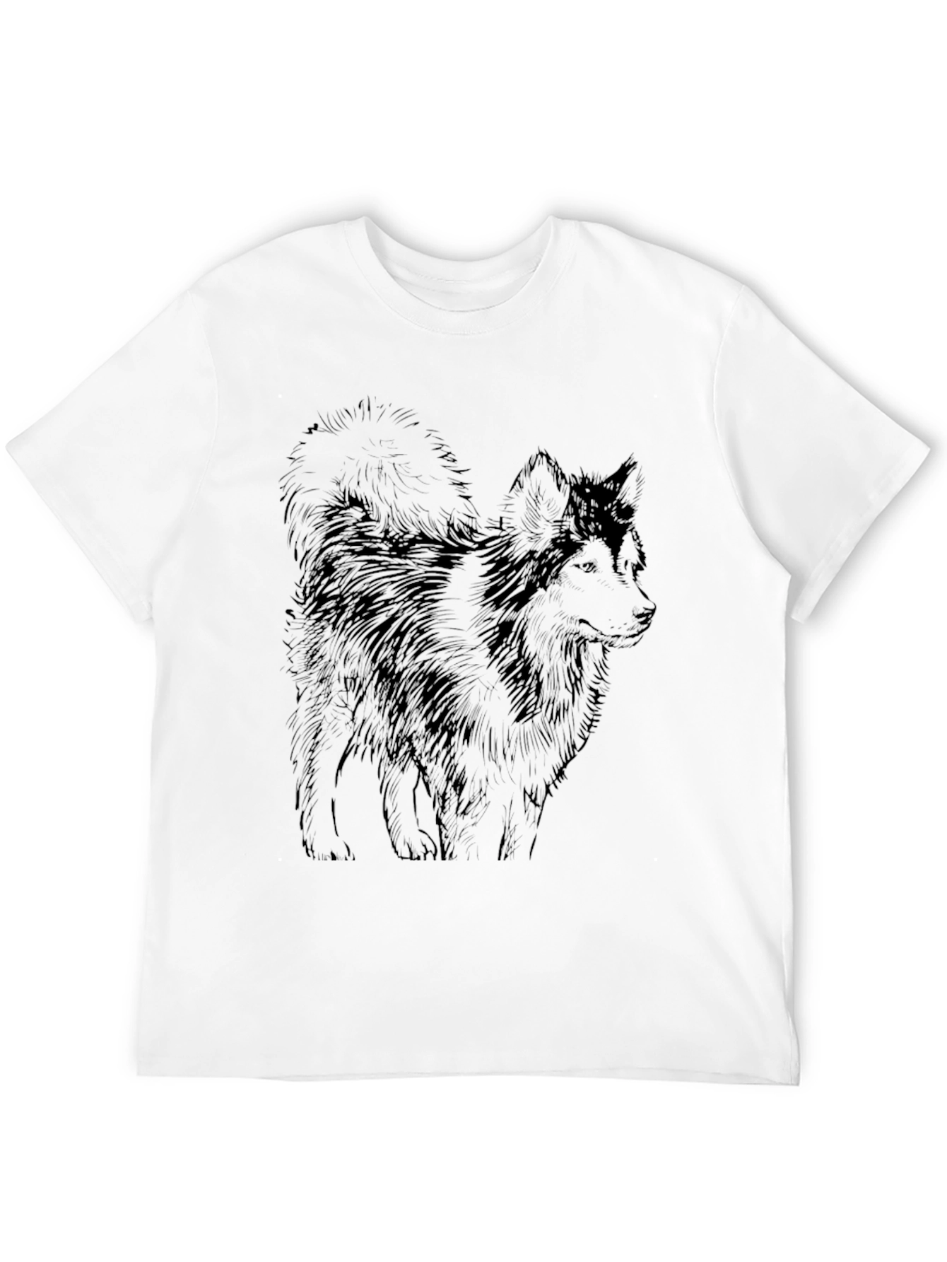 Black Husky Graphic Tee