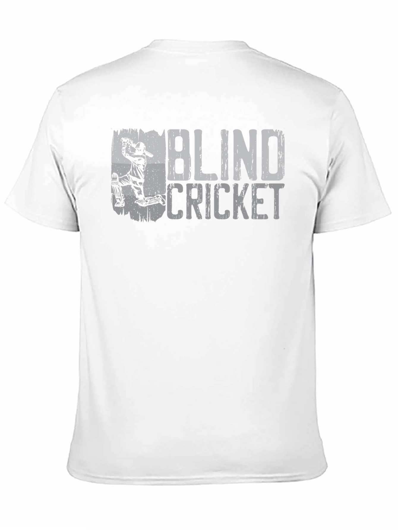 Blind Cricket Graphic Tee - Black Cotton