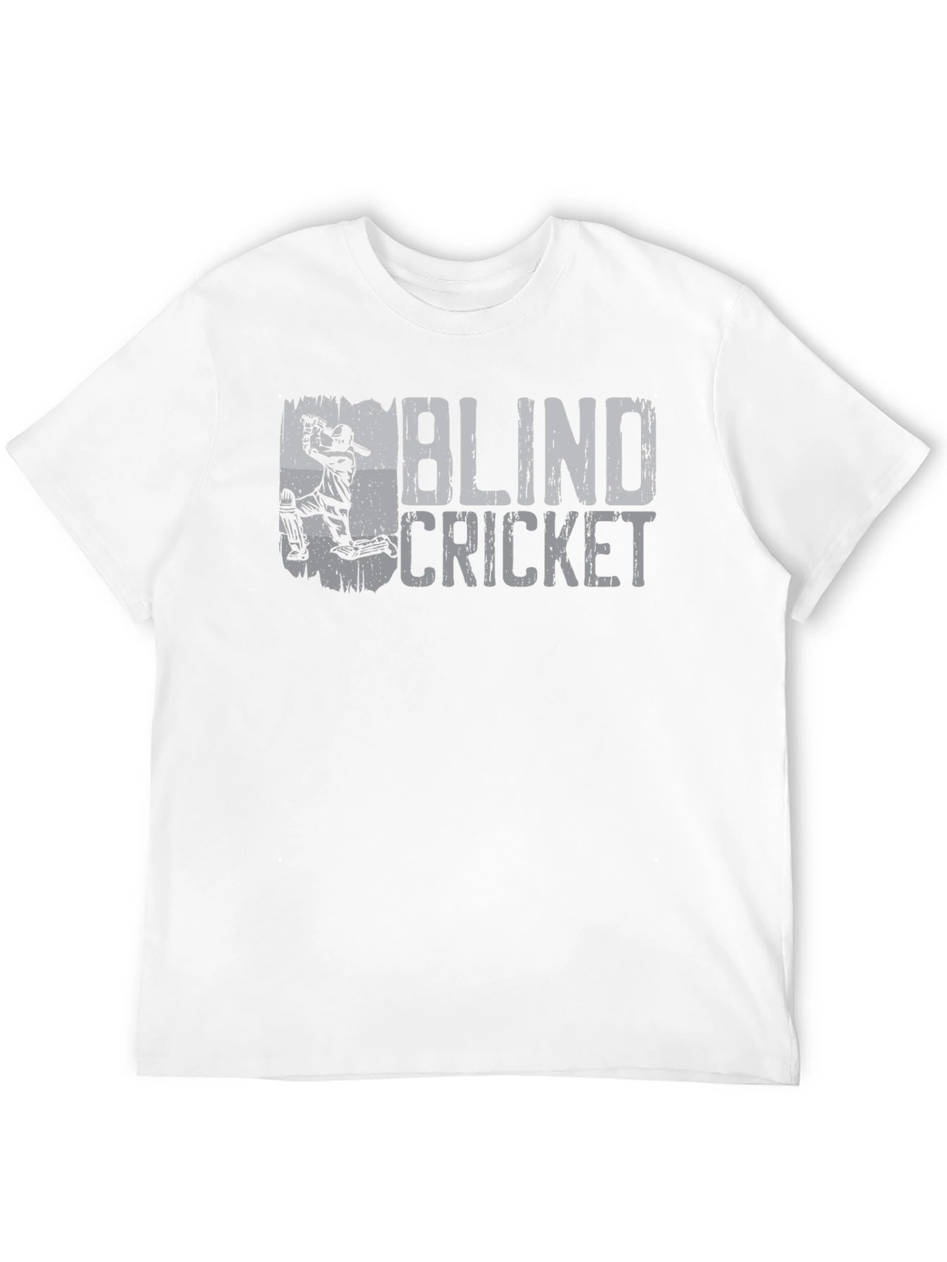 Blind Cricket Graphic Tee - Black Cotton