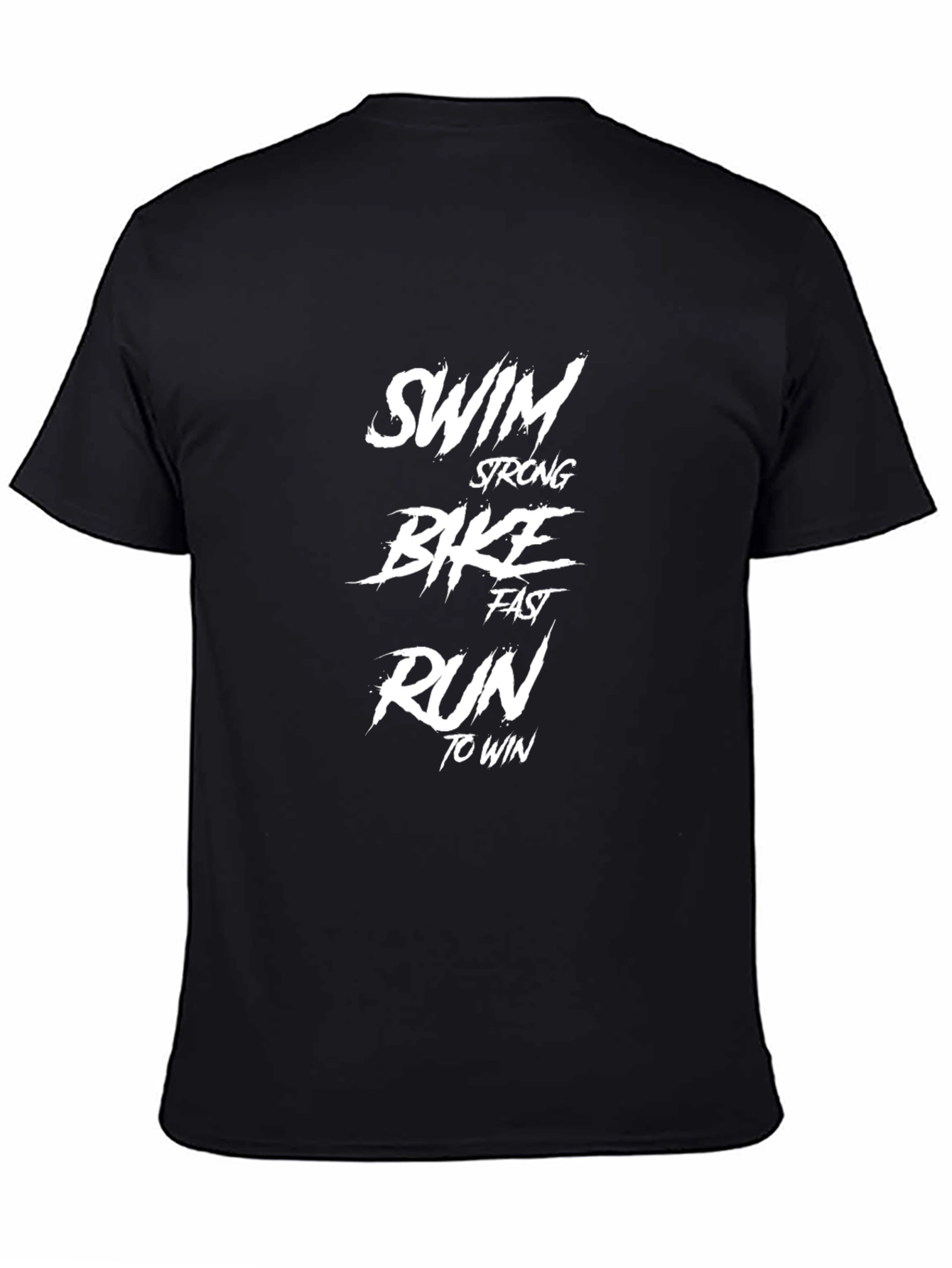 Swim Bike Run T-Shirt - Triathlon Motivation