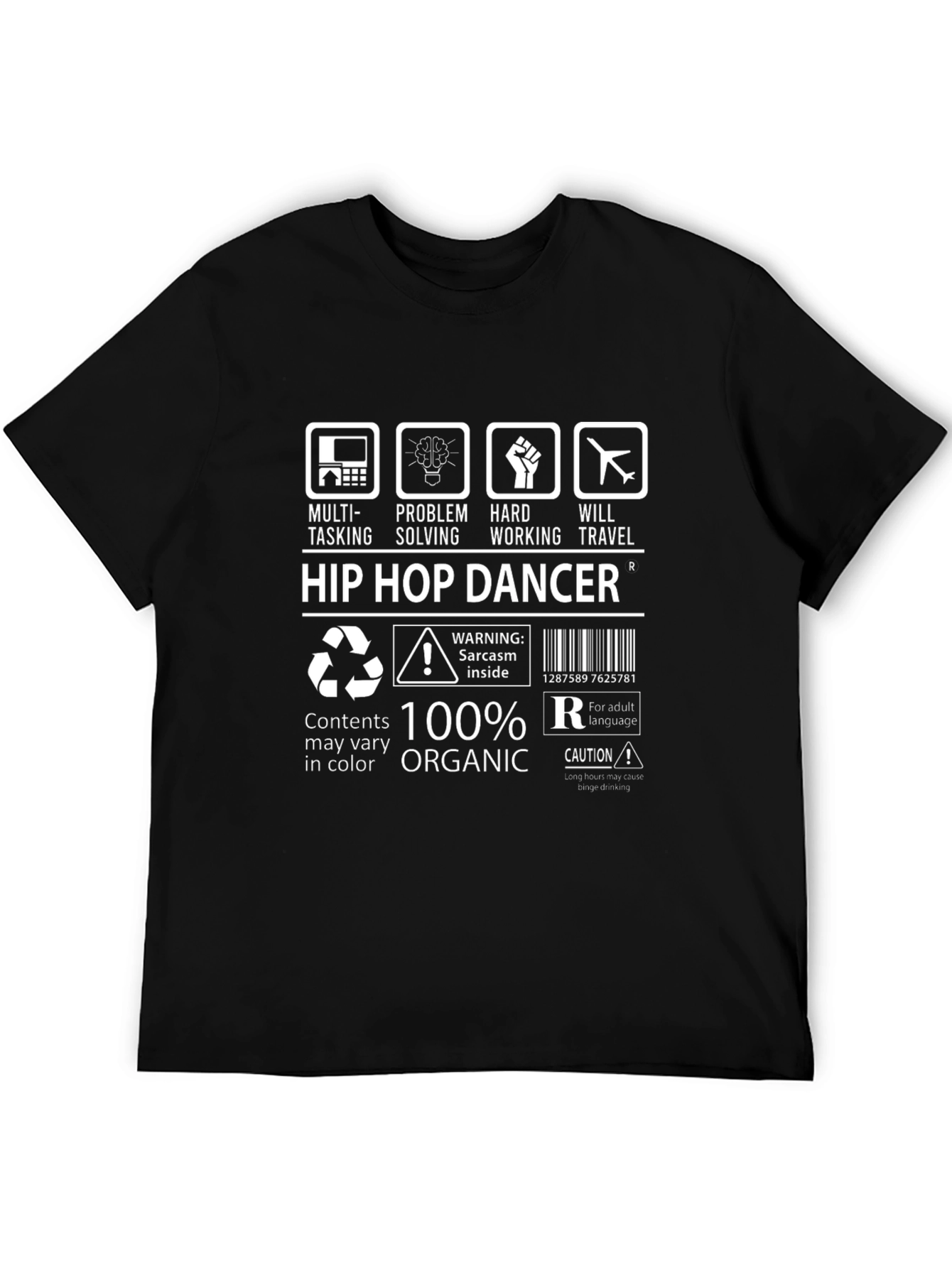 Hip Hop Dancer T-Shirt - Multi-Tasking Organic Cotton