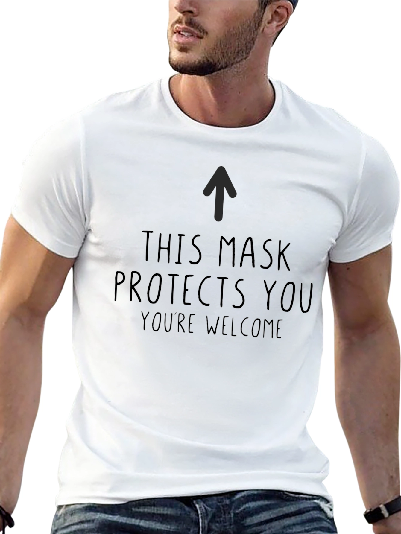 Funny This Mask Protects You T-Shirt