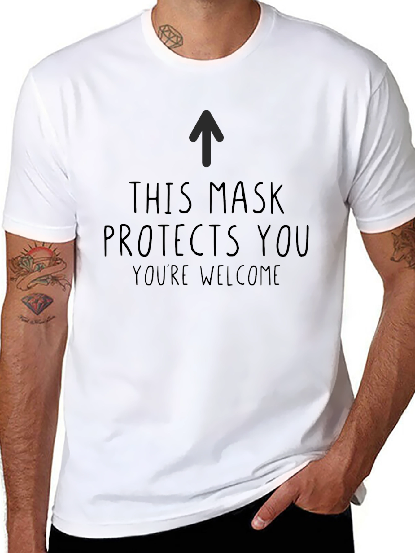 Funny This Mask Protects You T-Shirt