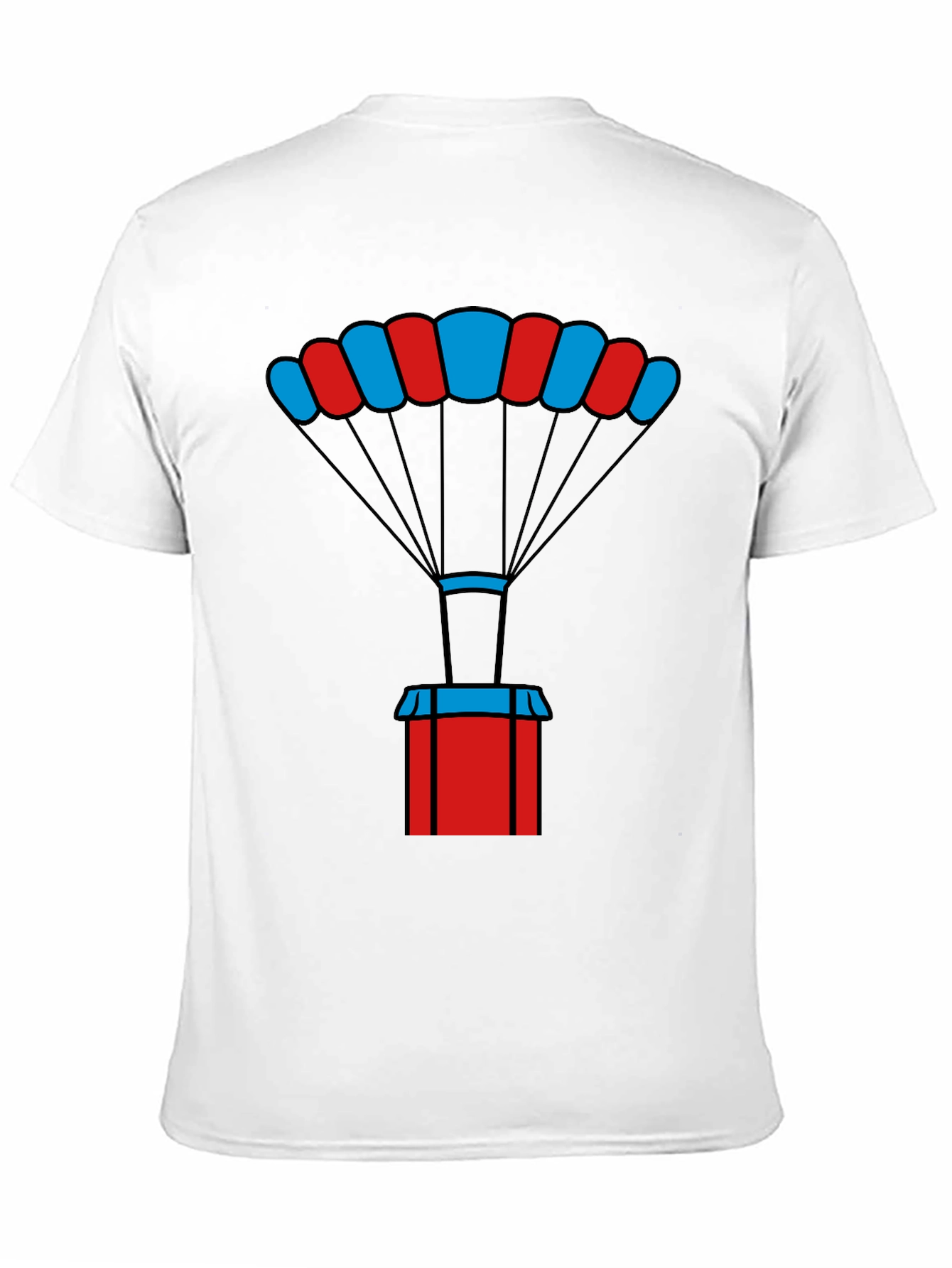 Parachute Crate Graphic Tee - Black