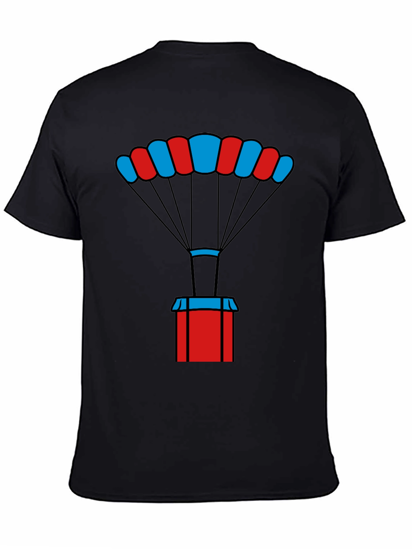 Parachute Crate Graphic Tee - Black