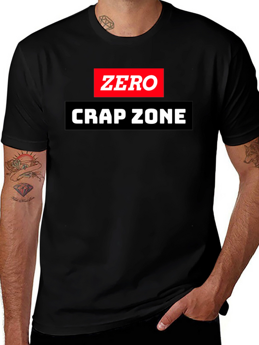 Zero Crap Zone Graphic T-Shirt