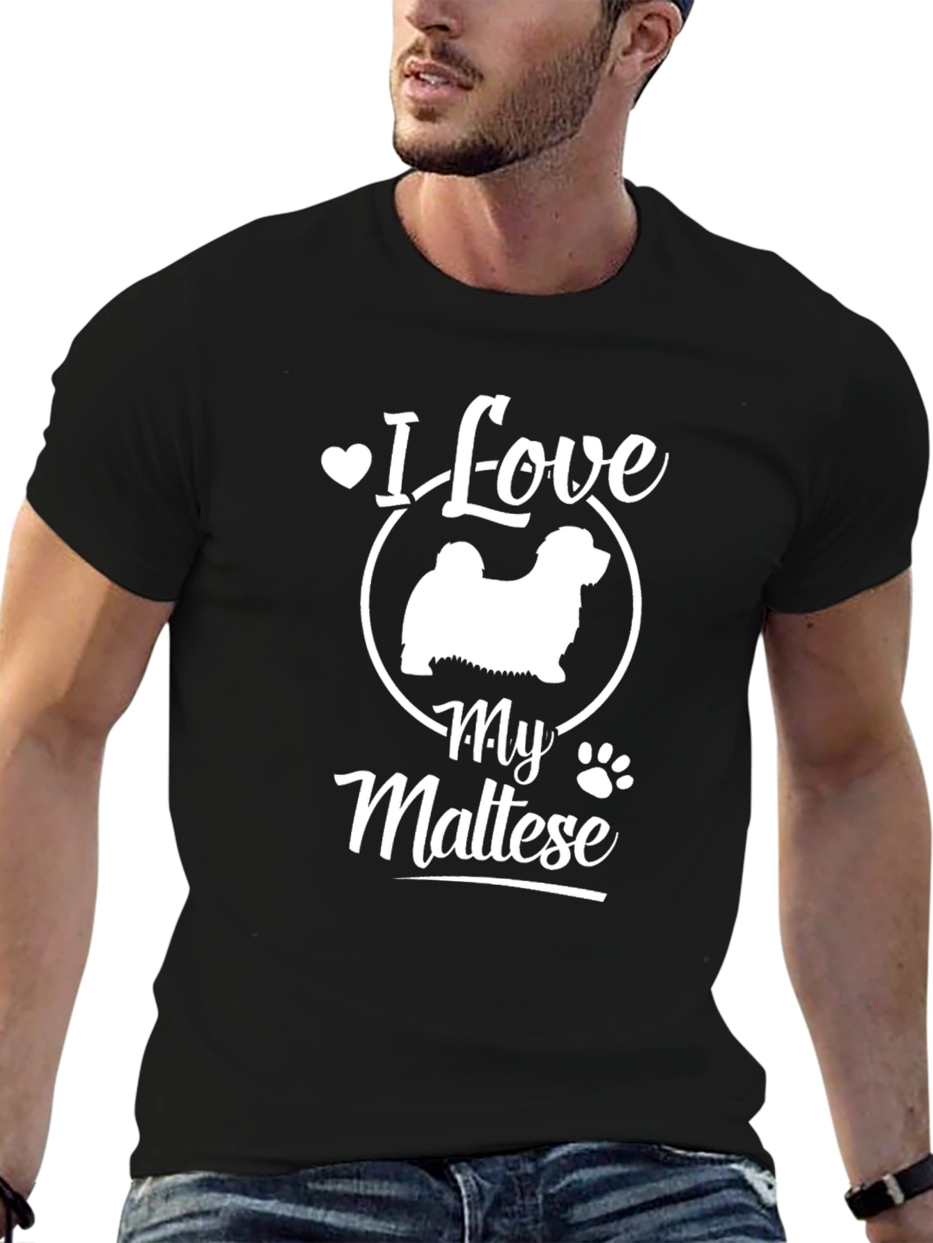 I Love My Maltese T-Shirt