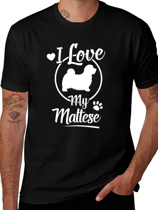 I Love My Maltese T-Shirt