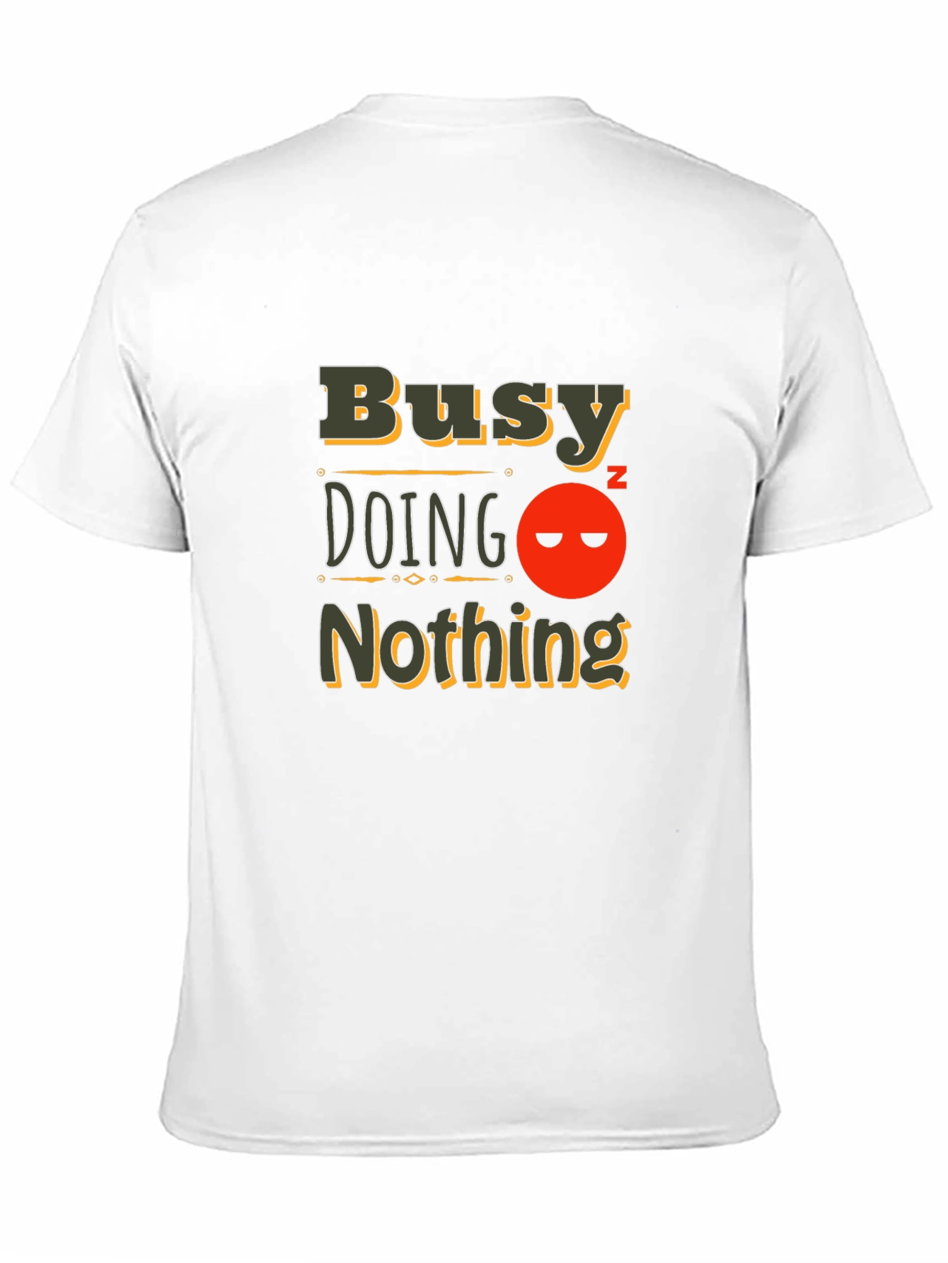 Busy Doing Nothing Black T-Shirt
