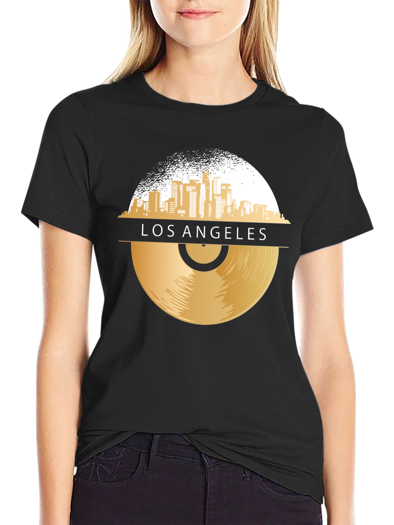 Los Angeles Gold Record Graphic Tee