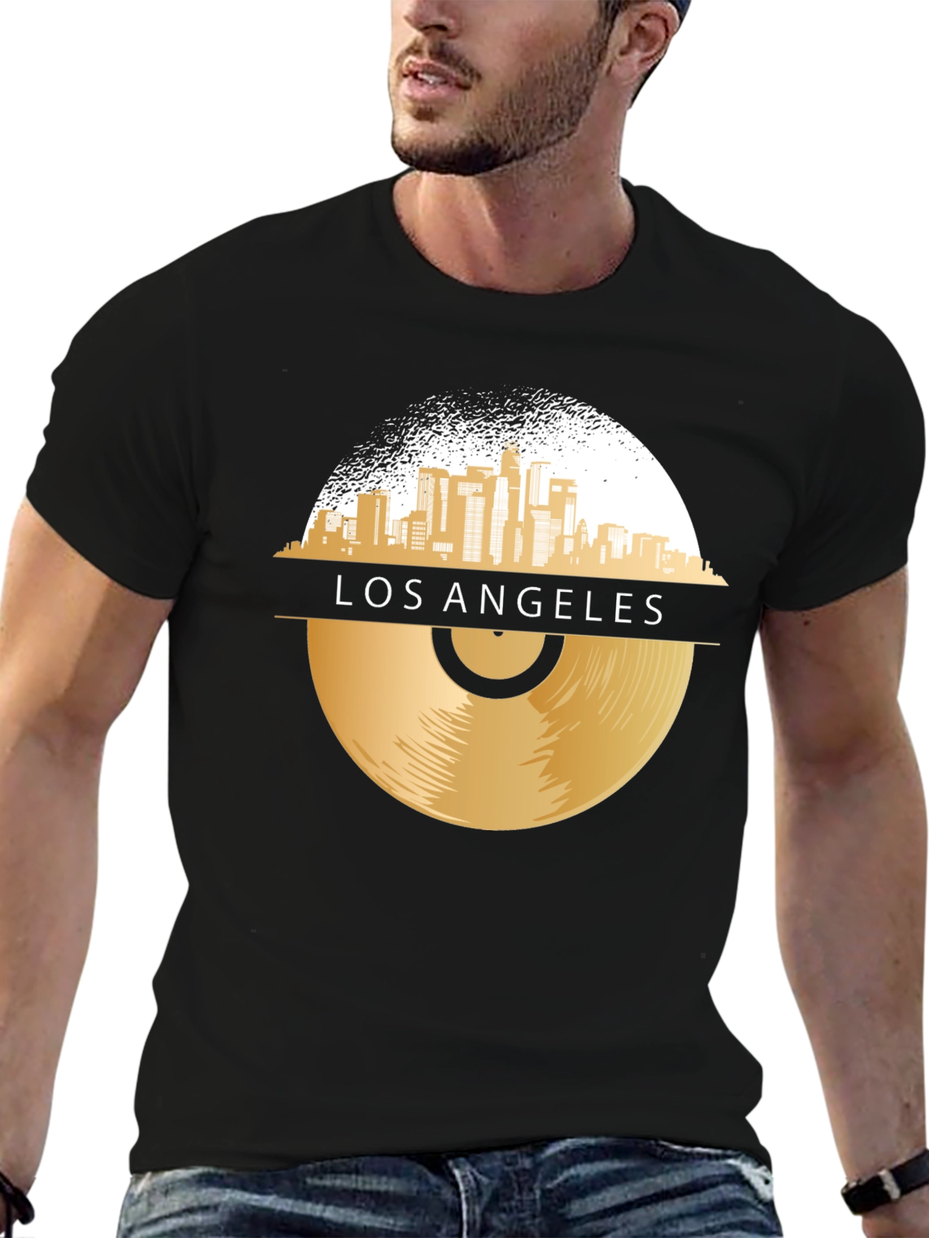 Los Angeles Gold Record Graphic Tee