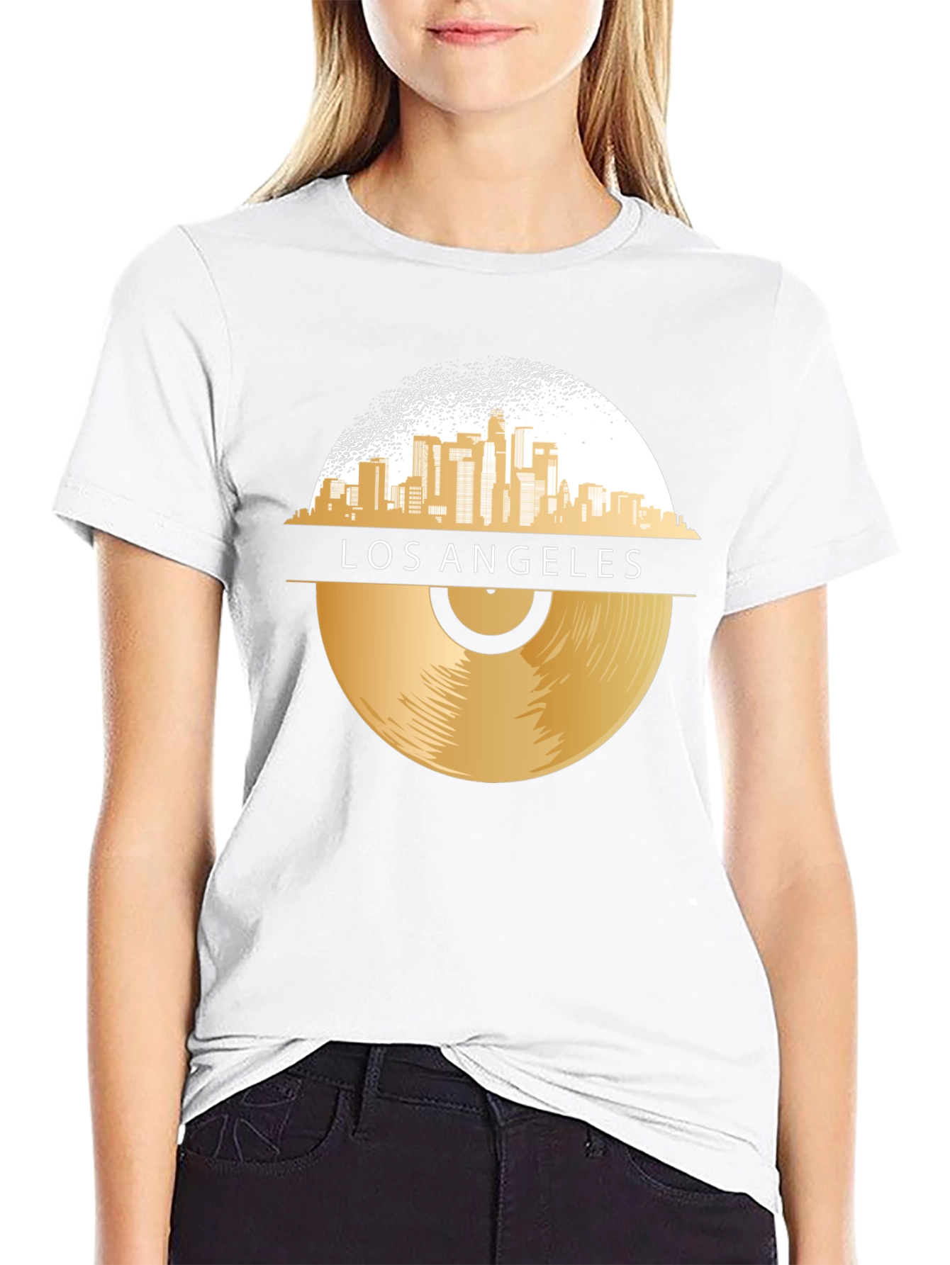 Los Angeles Gold Record Graphic Tee