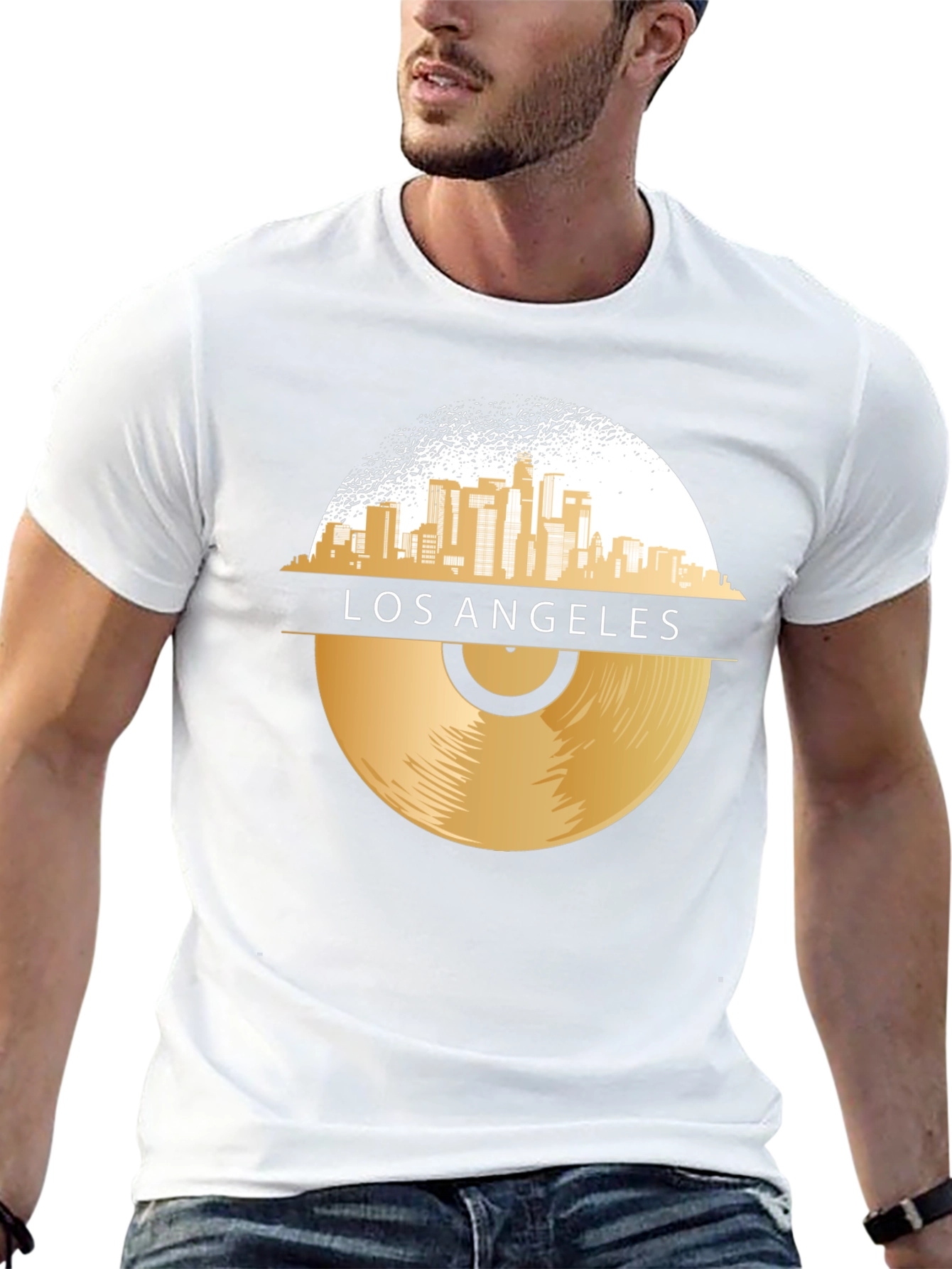 Los Angeles Gold Record Graphic Tee
