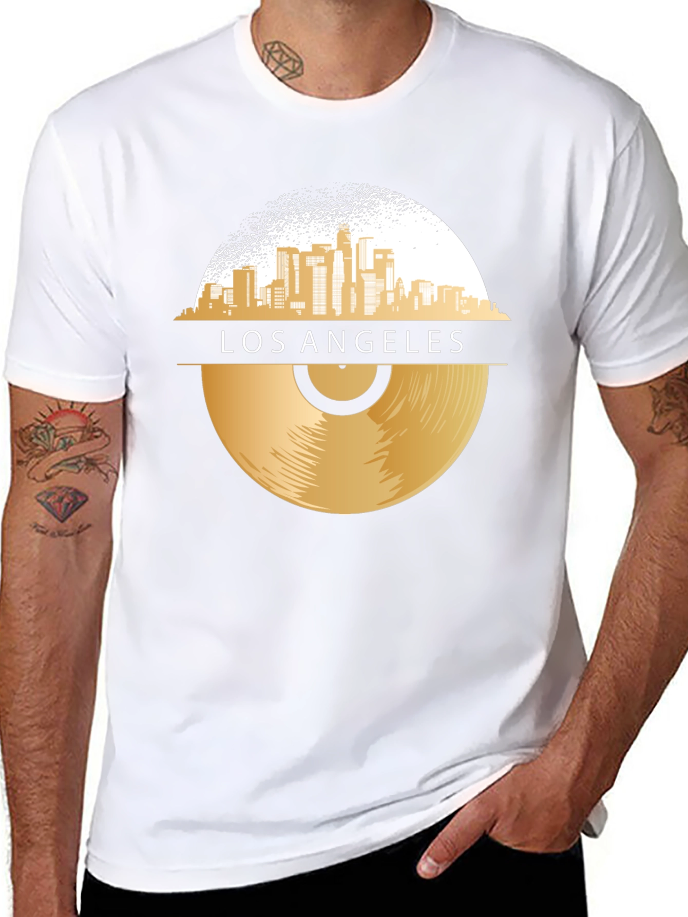 Los Angeles Gold Record Graphic Tee
