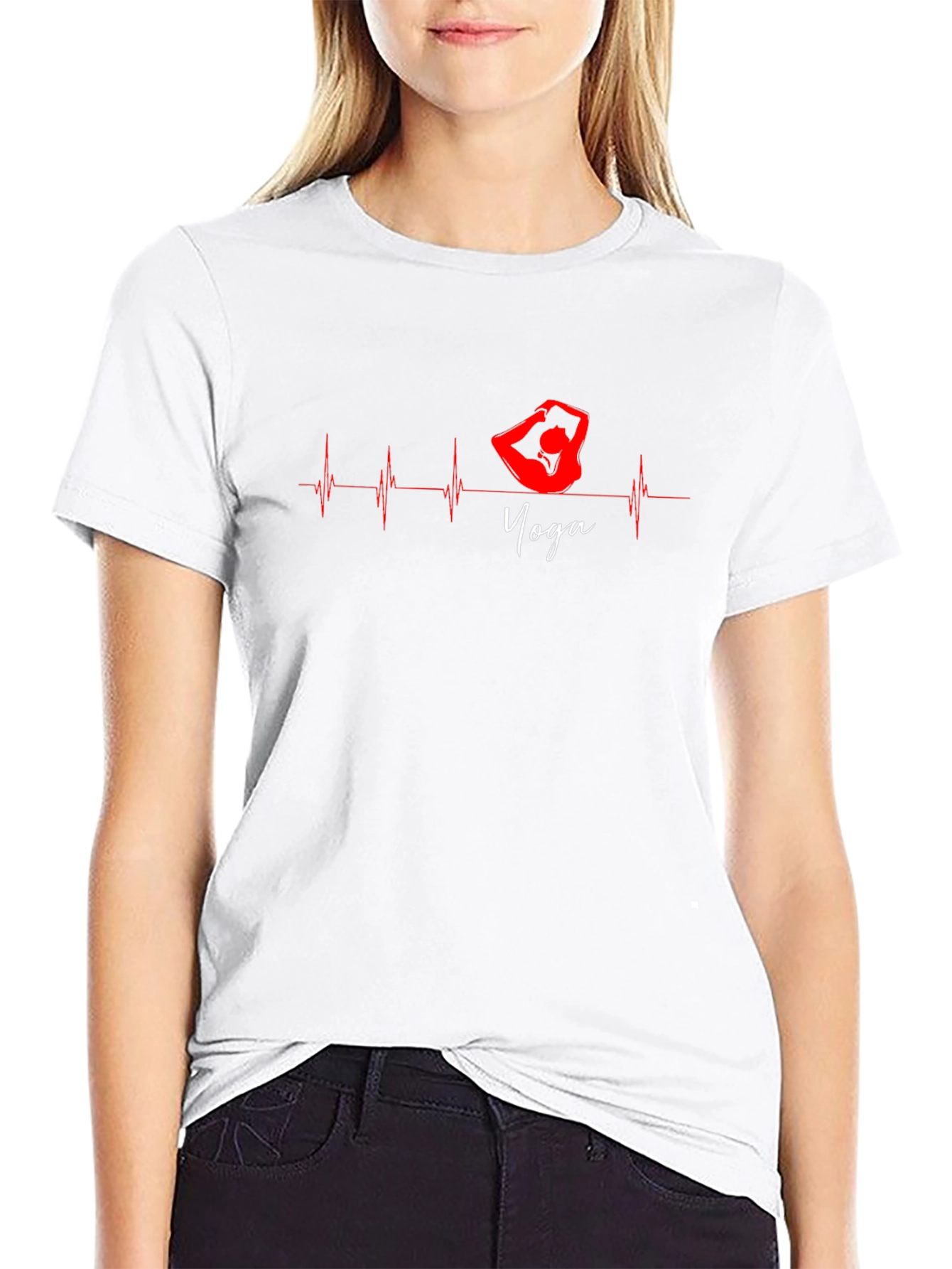 Yoga Heartbeat Graphic Tee