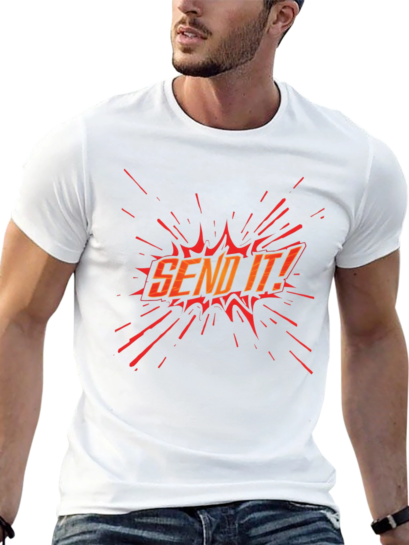 Send It! Graphic Black T-Shirt