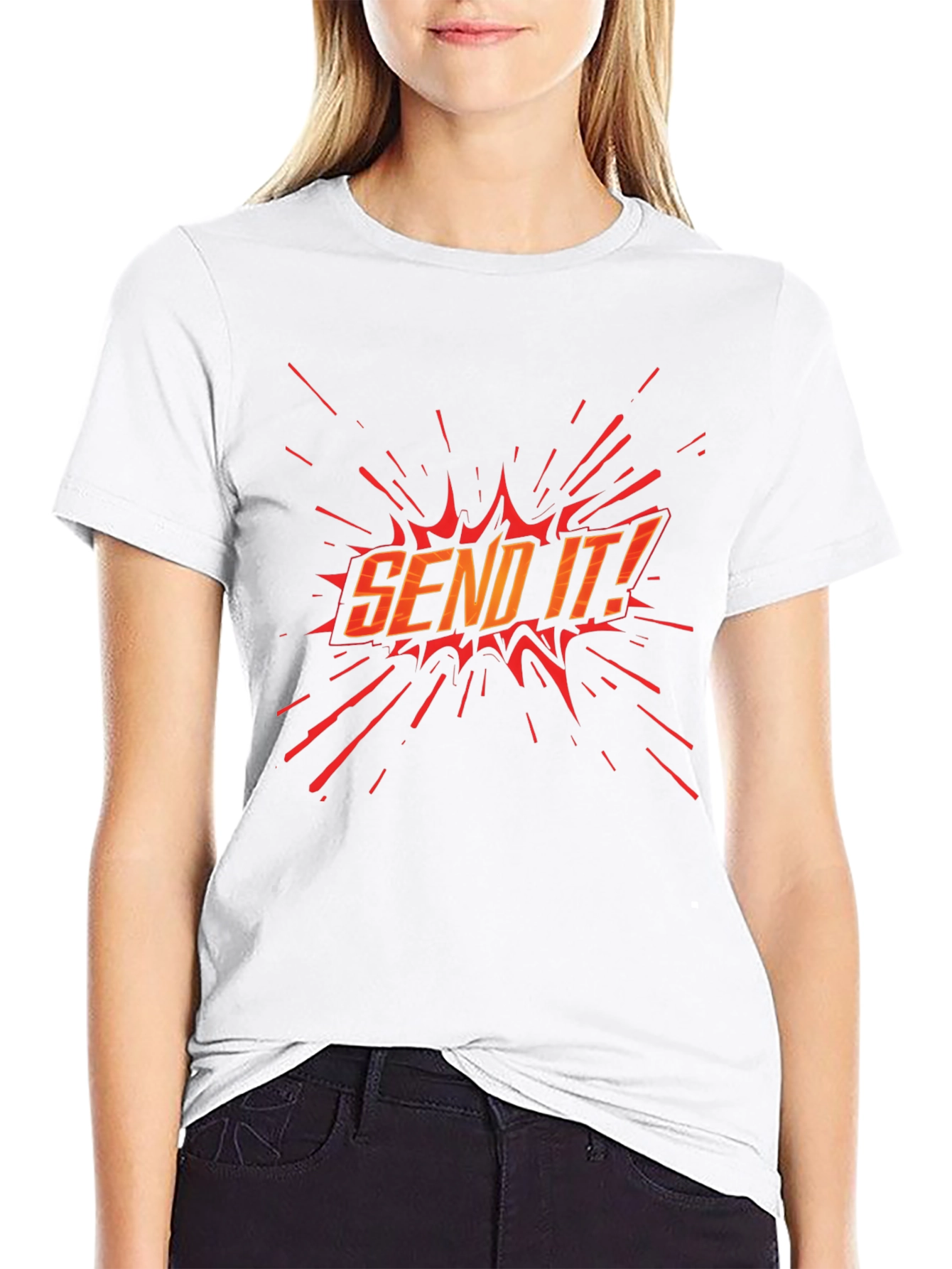 Send It! Graphic Black T-Shirt