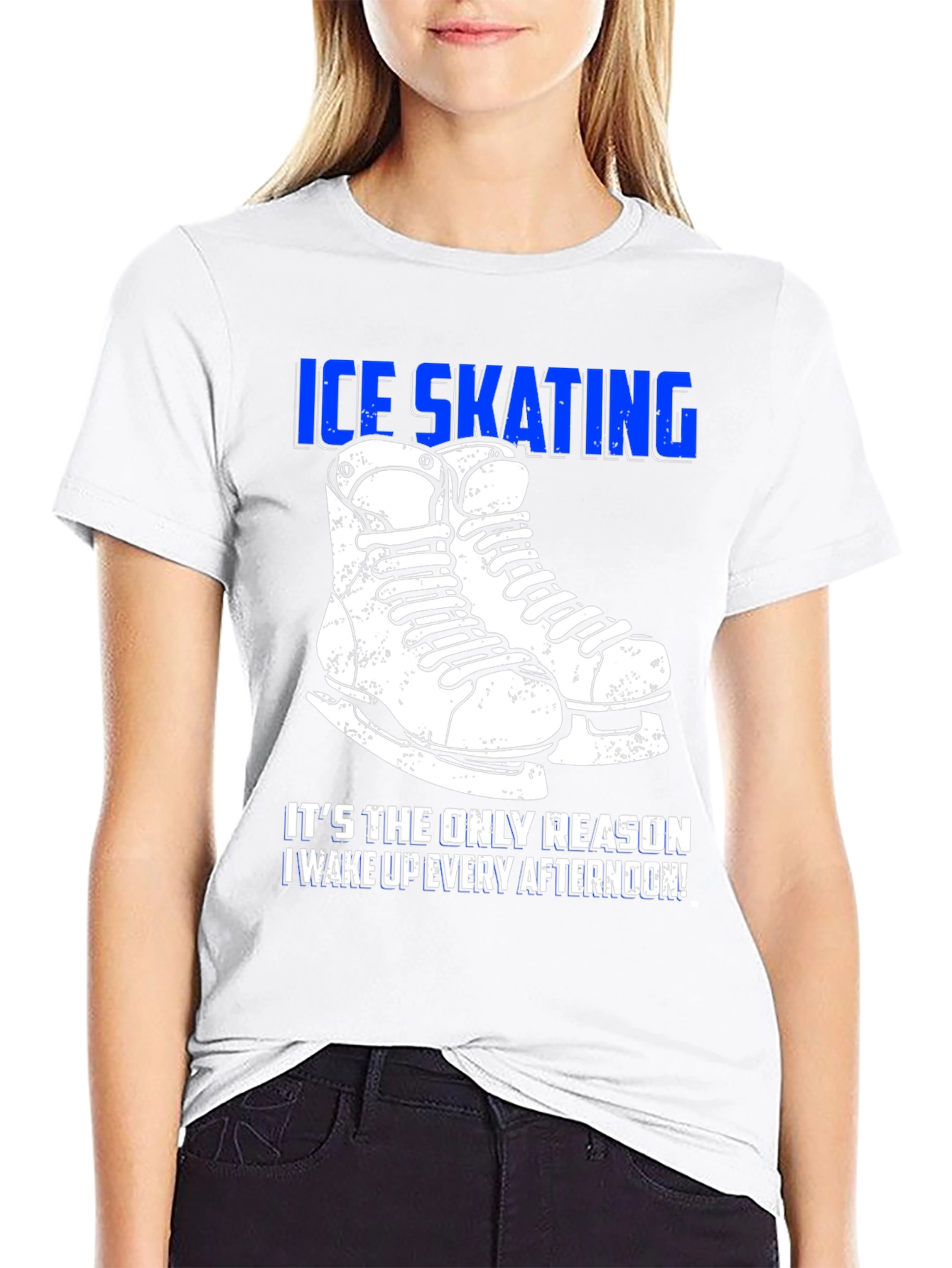 Ice Skating T-Shirt: Wake Up Every Afternoon!