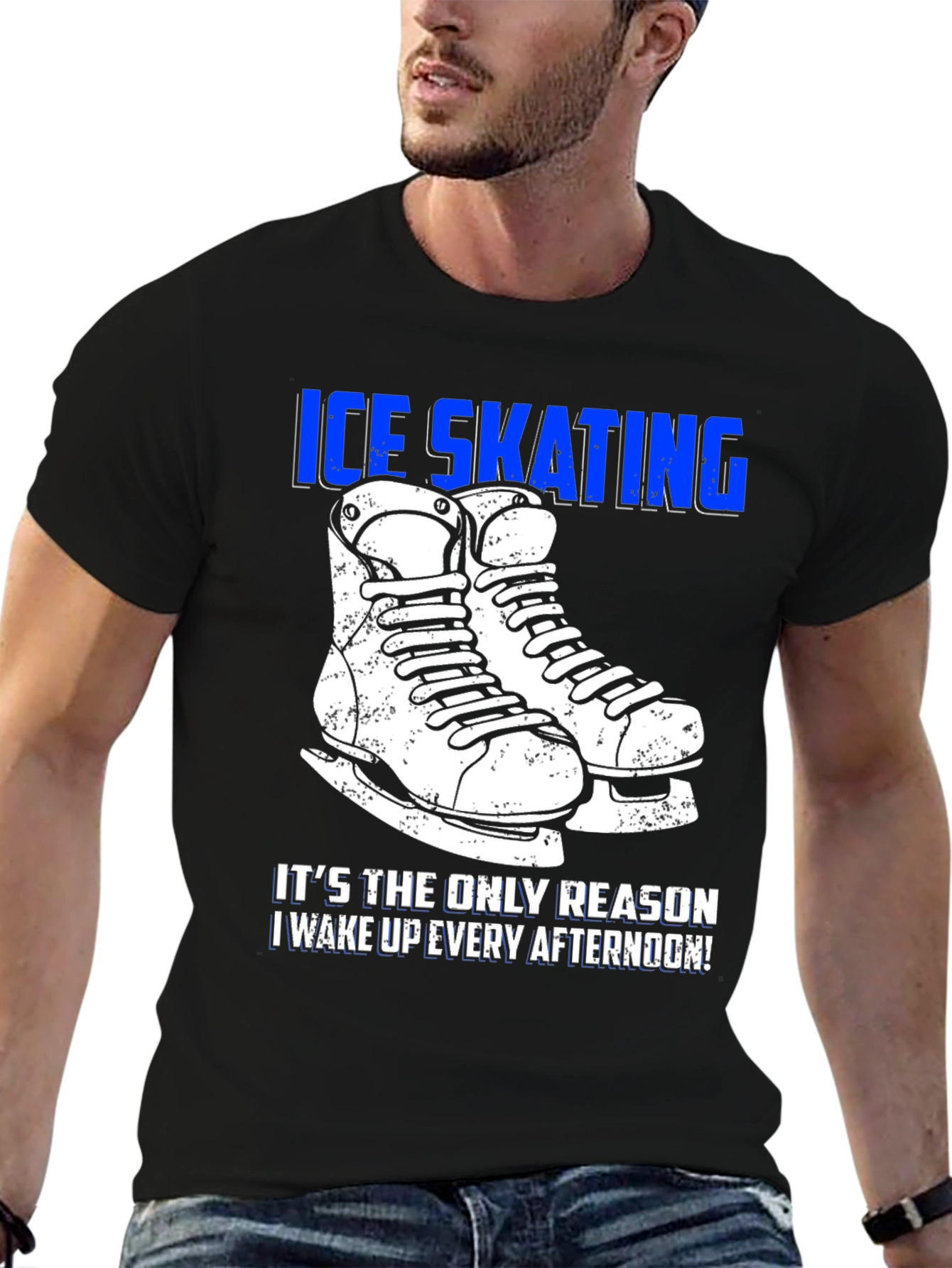 Ice Skating T-Shirt: Wake Up Every Afternoon!