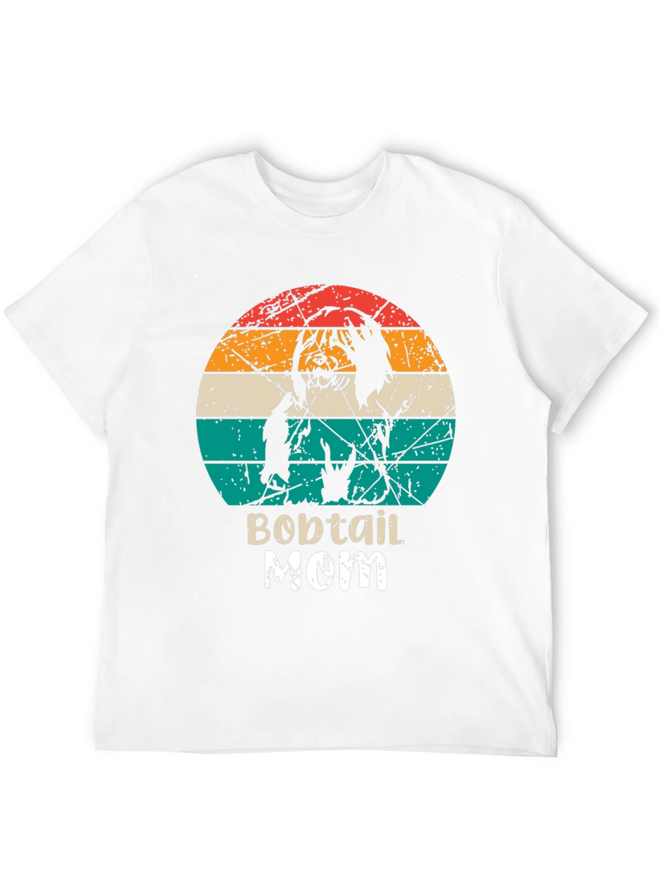 Bobtail Mom Retro T-Shirt