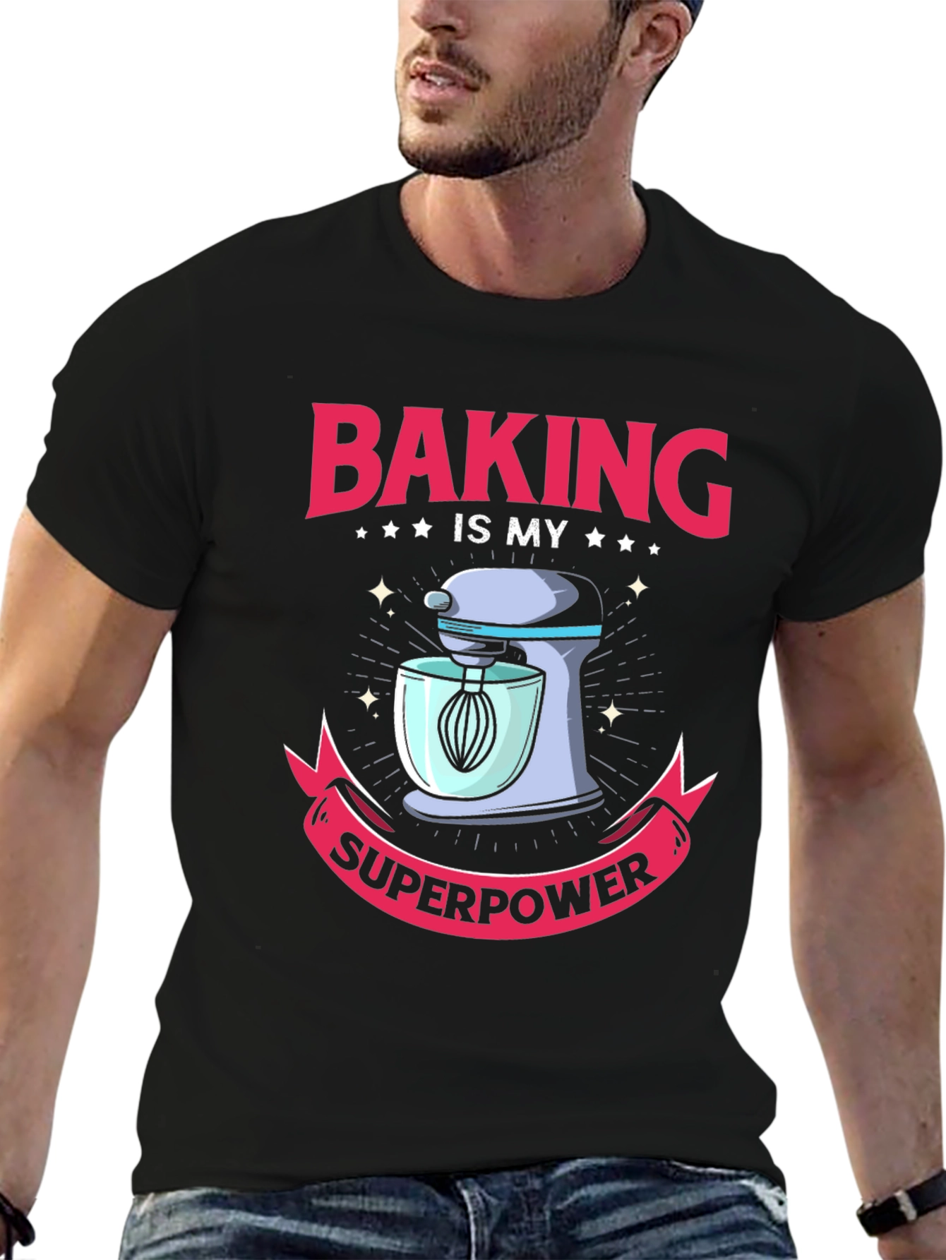 Baking is My Superpower Graphic T-Shirt