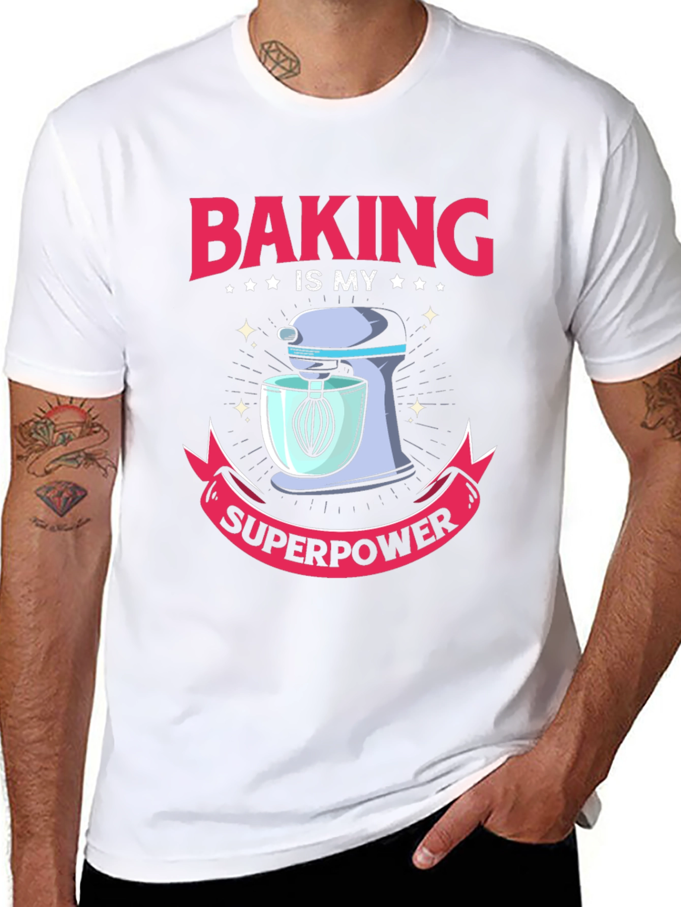 Baking is My Superpower Graphic T-Shirt