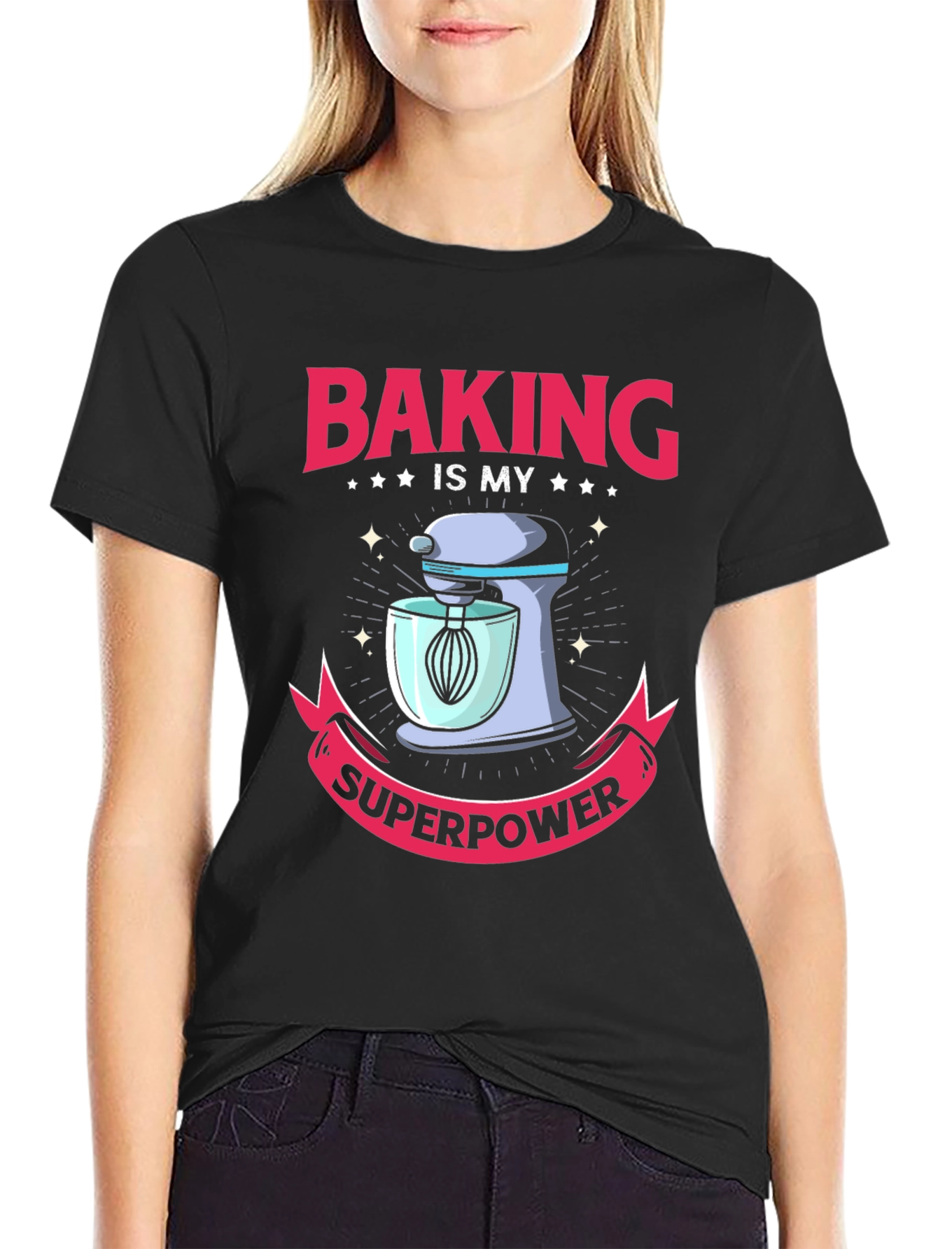 Baking is My Superpower Graphic T-Shirt
