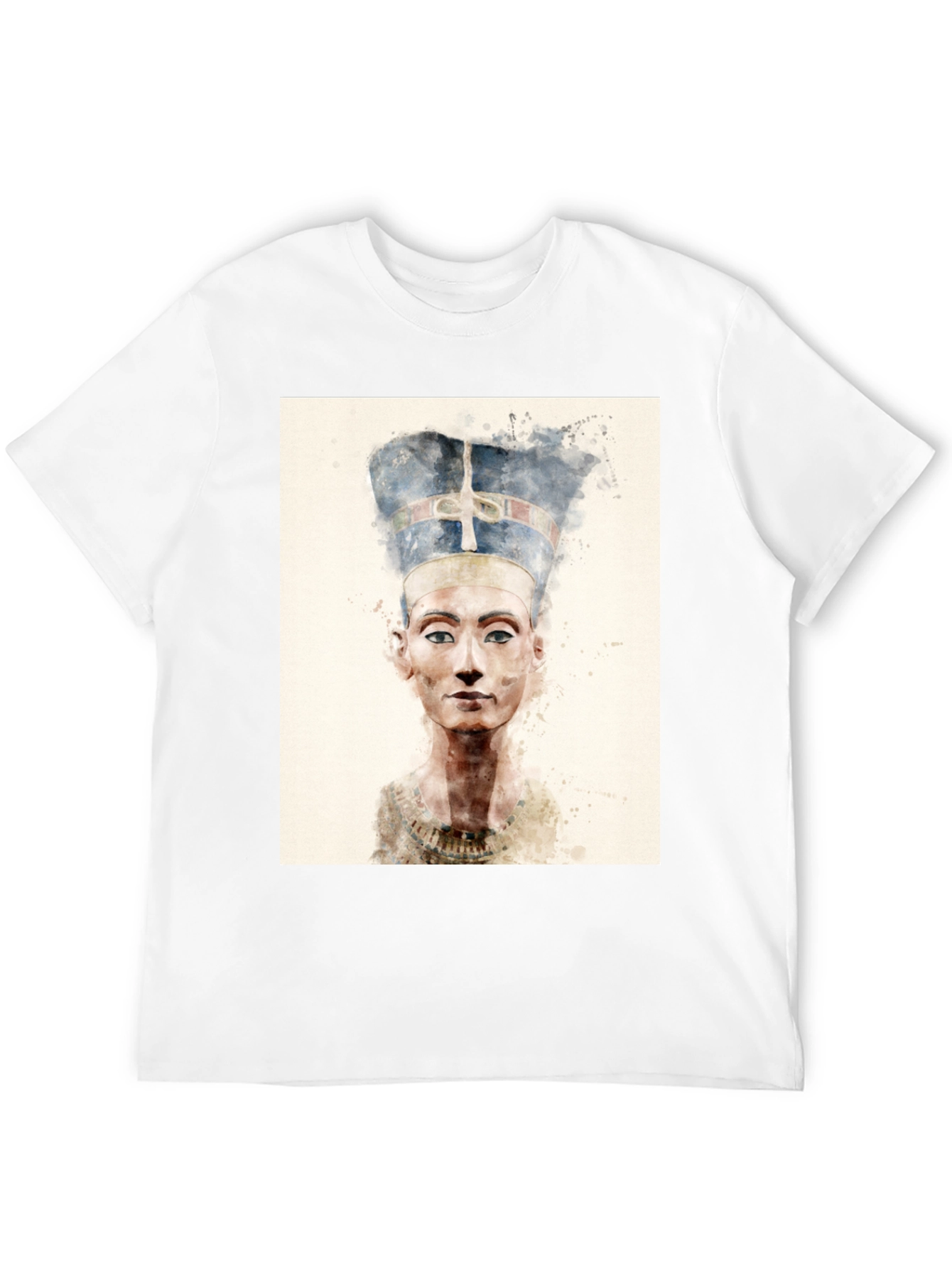 Nefertiti Art T-Shirt - Stylish Pharaoh Queen Tee
