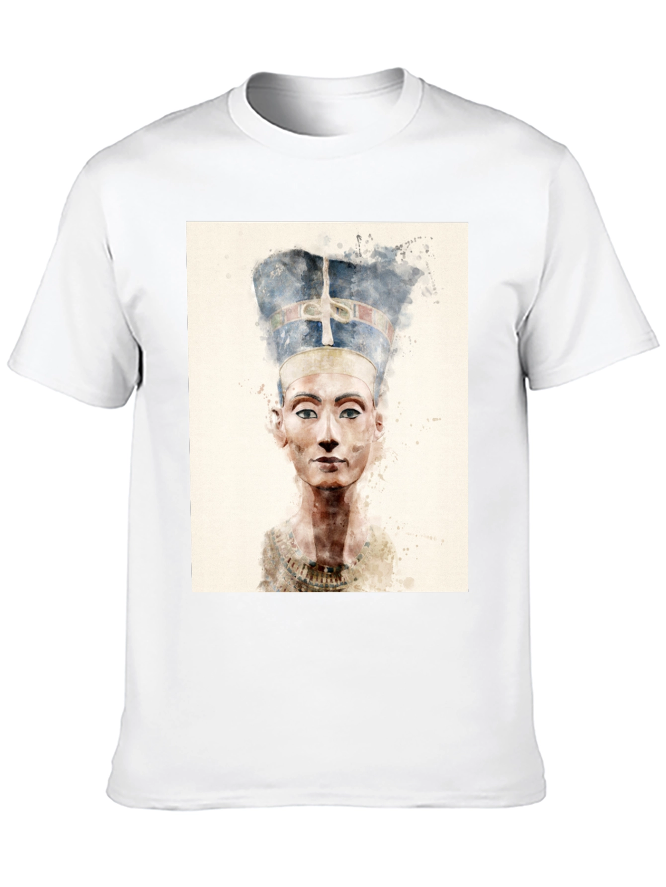 Nefertiti Art T-Shirt - Stylish Pharaoh Queen Tee