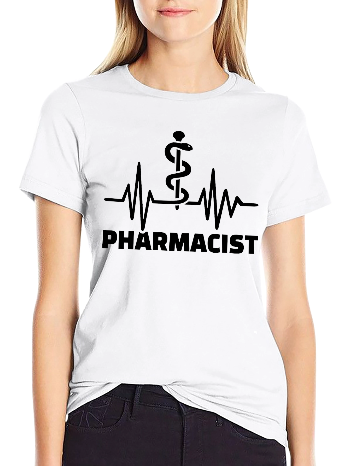 Pharmacist Heartbeat T-Shirt - Medical Profession Tee