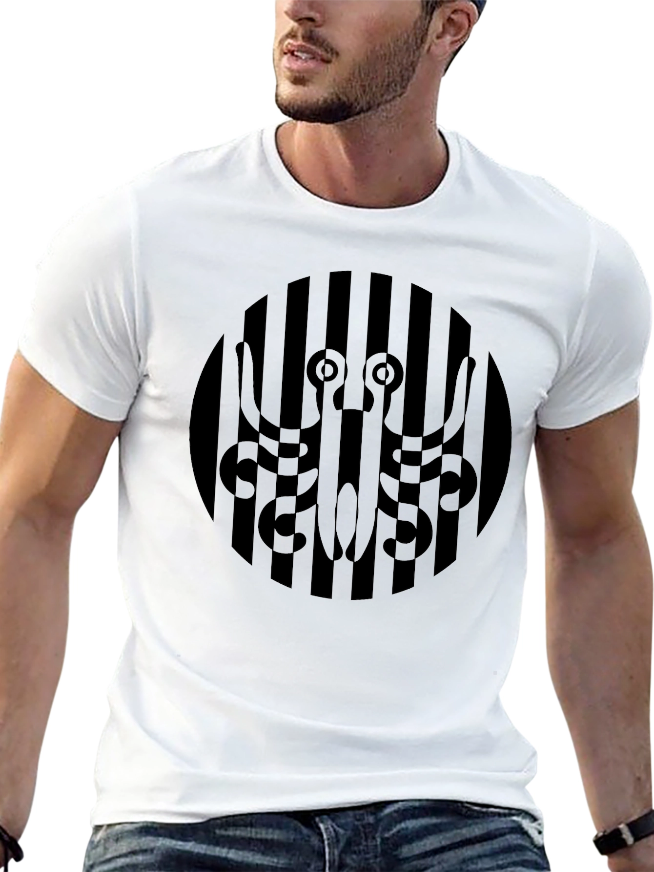Flying Spaghetti Monster Black Graphic Tee