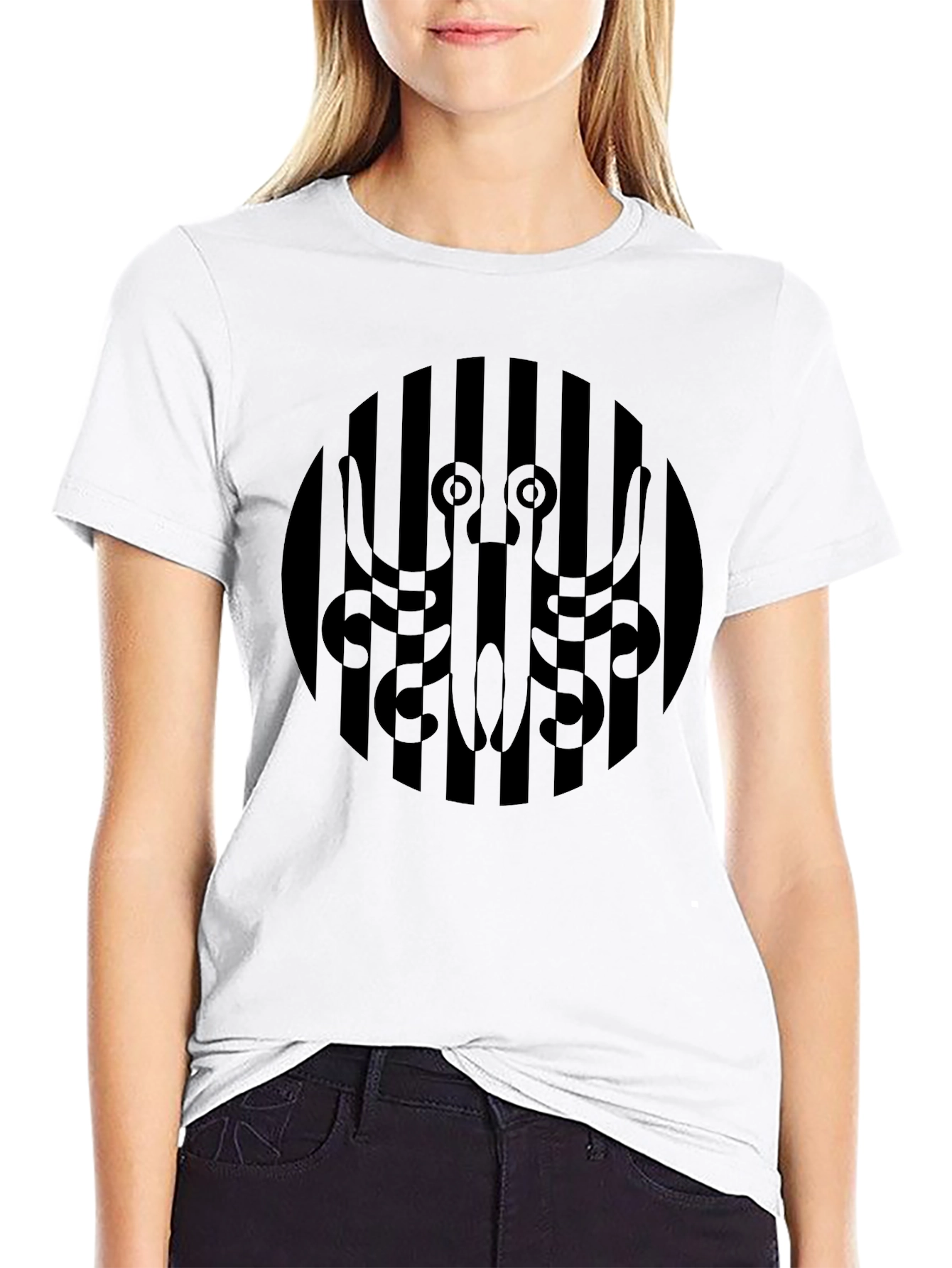 Flying Spaghetti Monster Black Graphic Tee