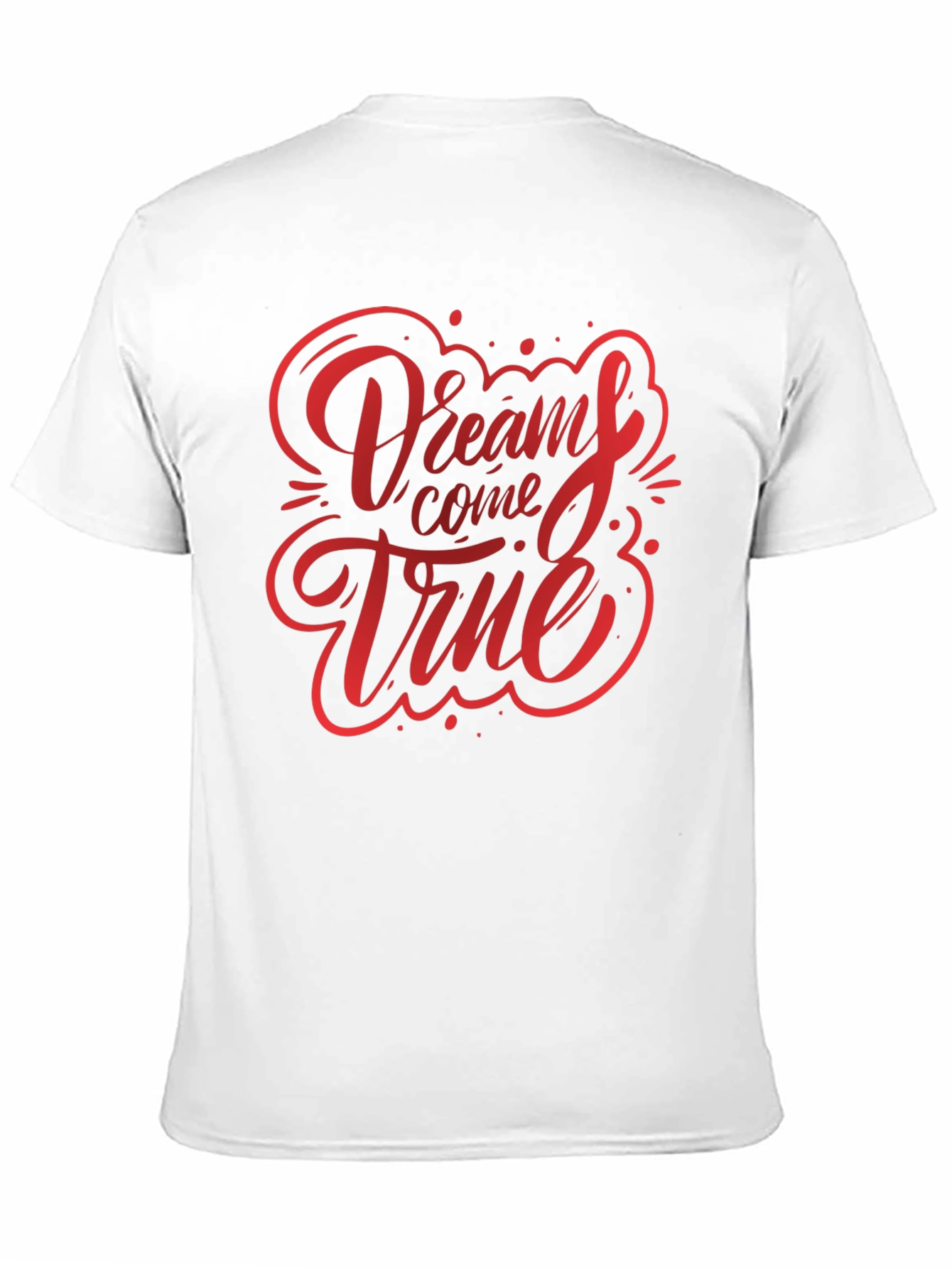 Dreams Come True Graphic Tee - Black Cotton T-Shirt