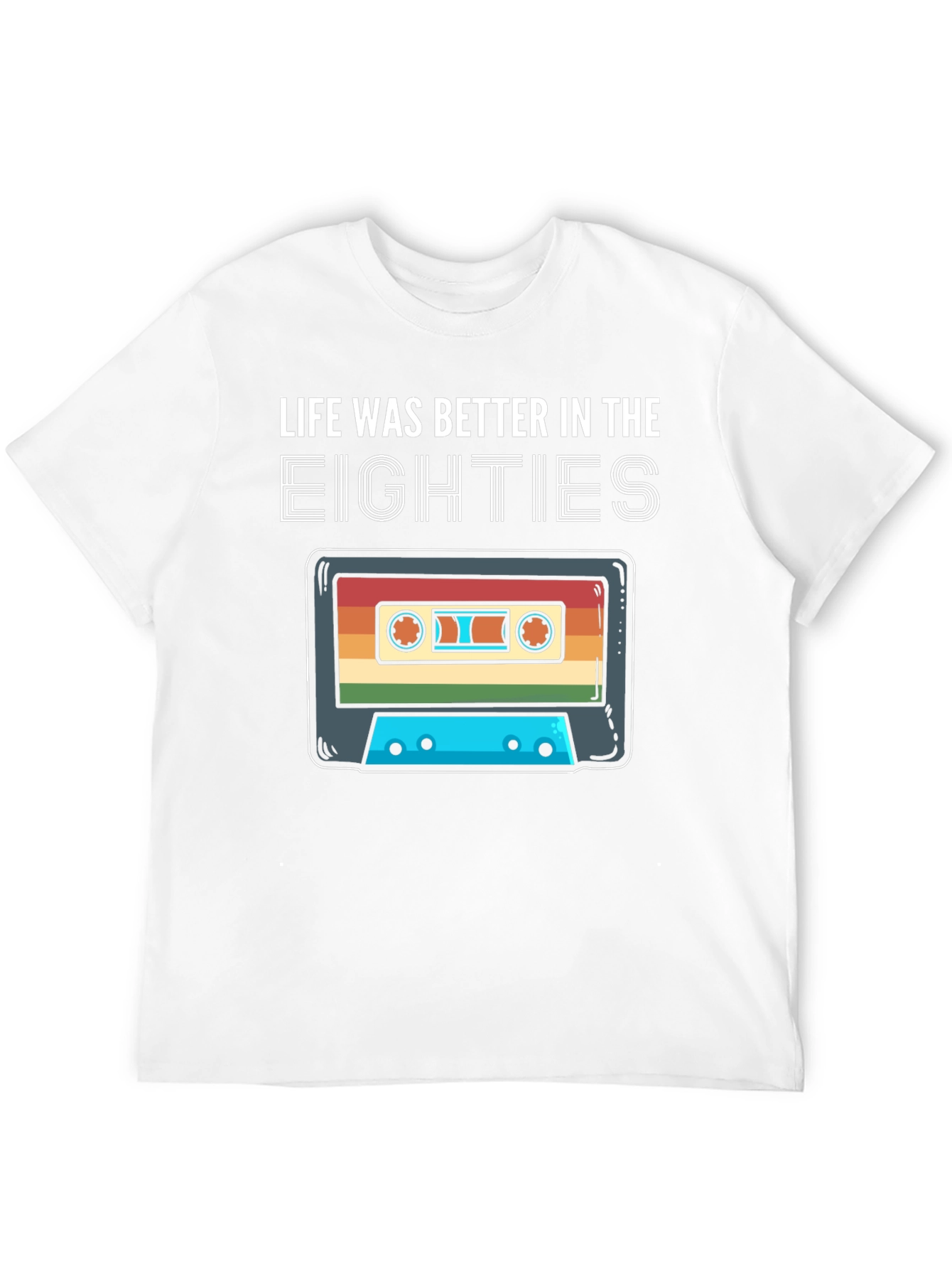 Retro 80s Cassette Tape T-Shirt - Life Was Better