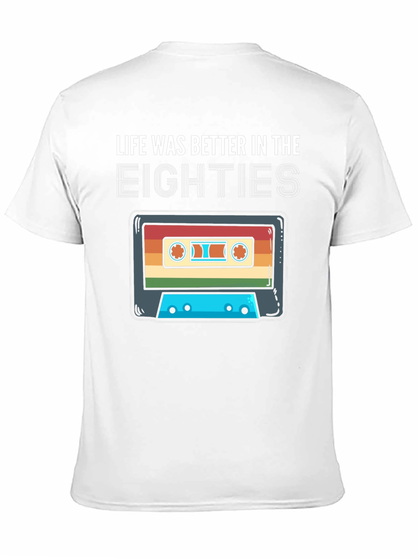 Retro 80s Cassette Tape T-Shirt - Life Was Better