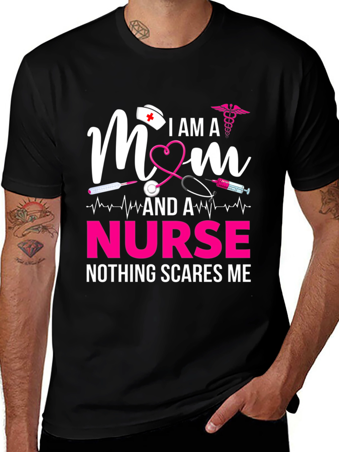 I am a Mom and a Nurse T-Shirt