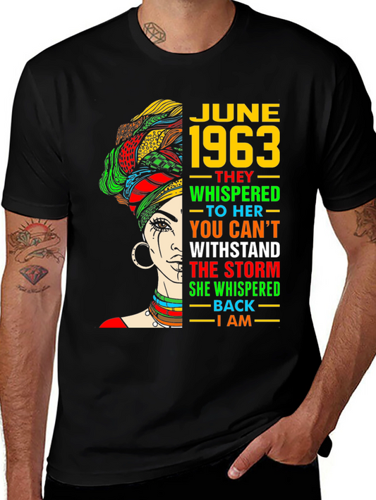 June 1963 Woman T-Shirt - Black History Month Tee