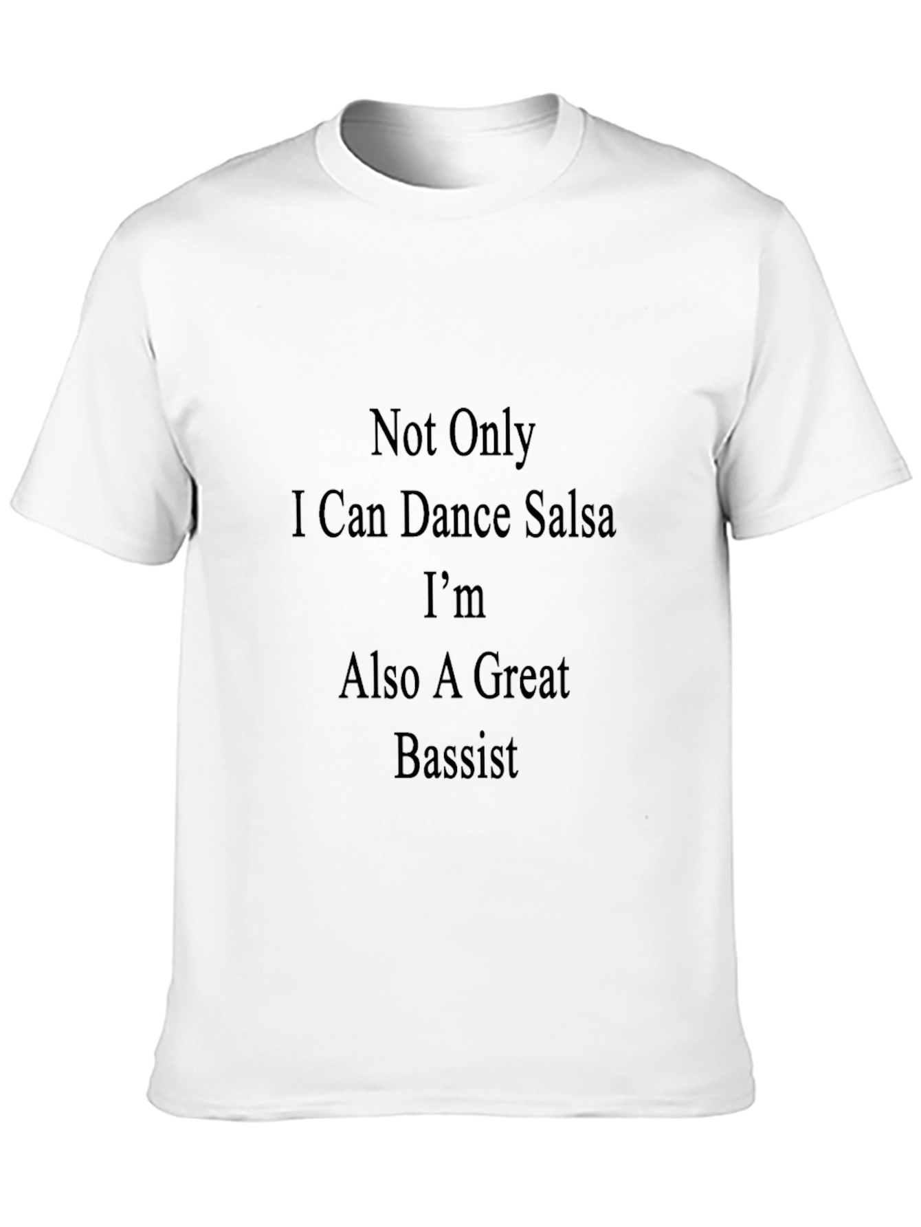 Salsa Dance & Bassist Tee - Stylish Musician T-Shirt