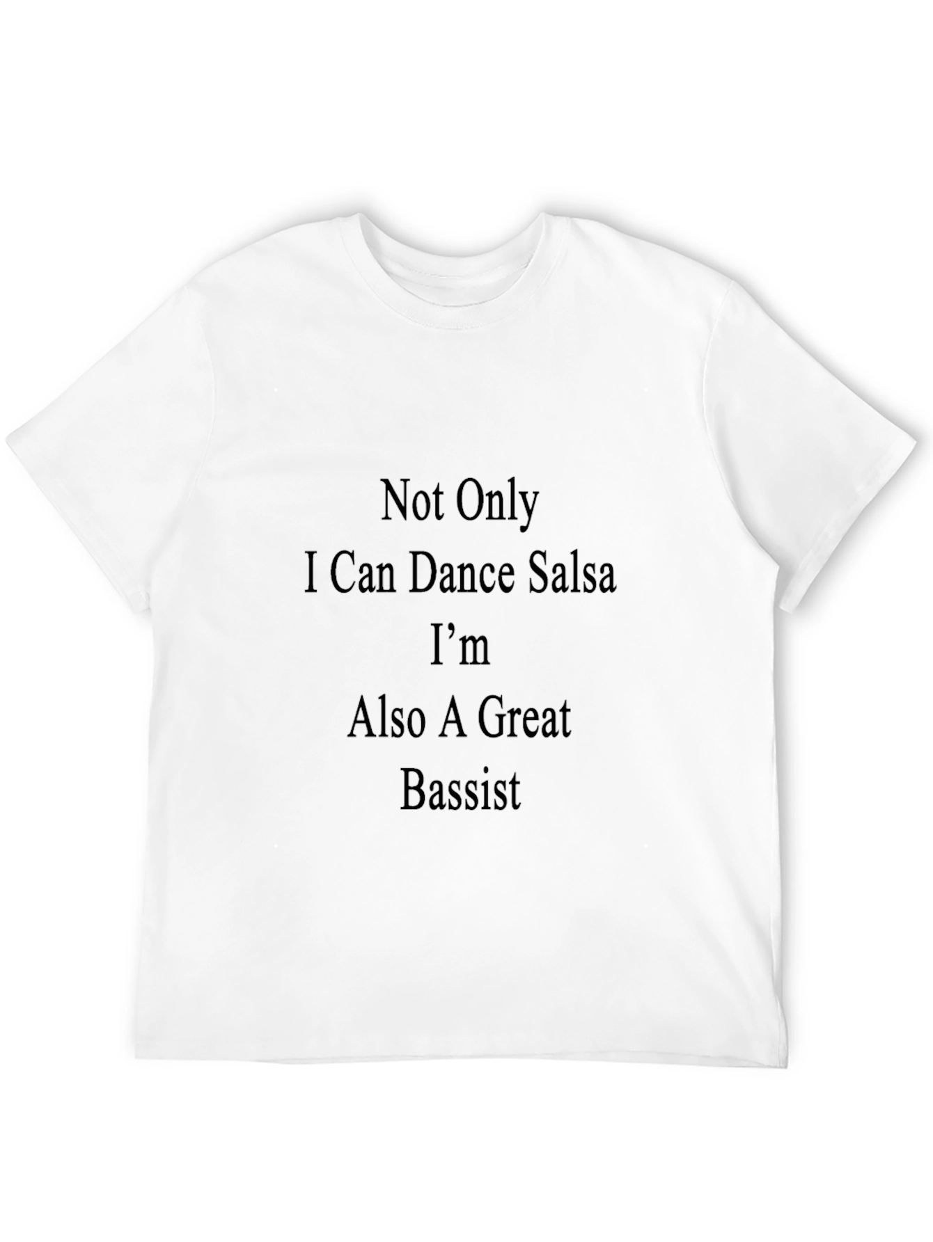 Salsa Dance & Bassist Tee - Stylish Musician T-Shirt