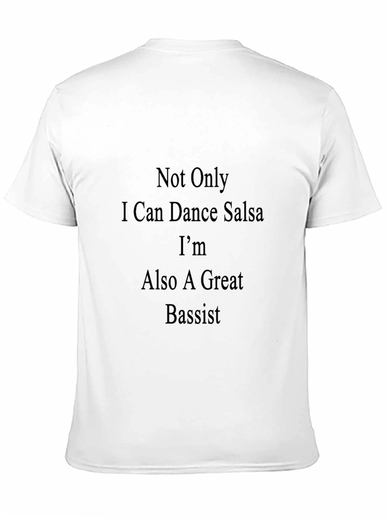 Salsa Dance & Bassist Tee - Stylish Musician T-Shirt