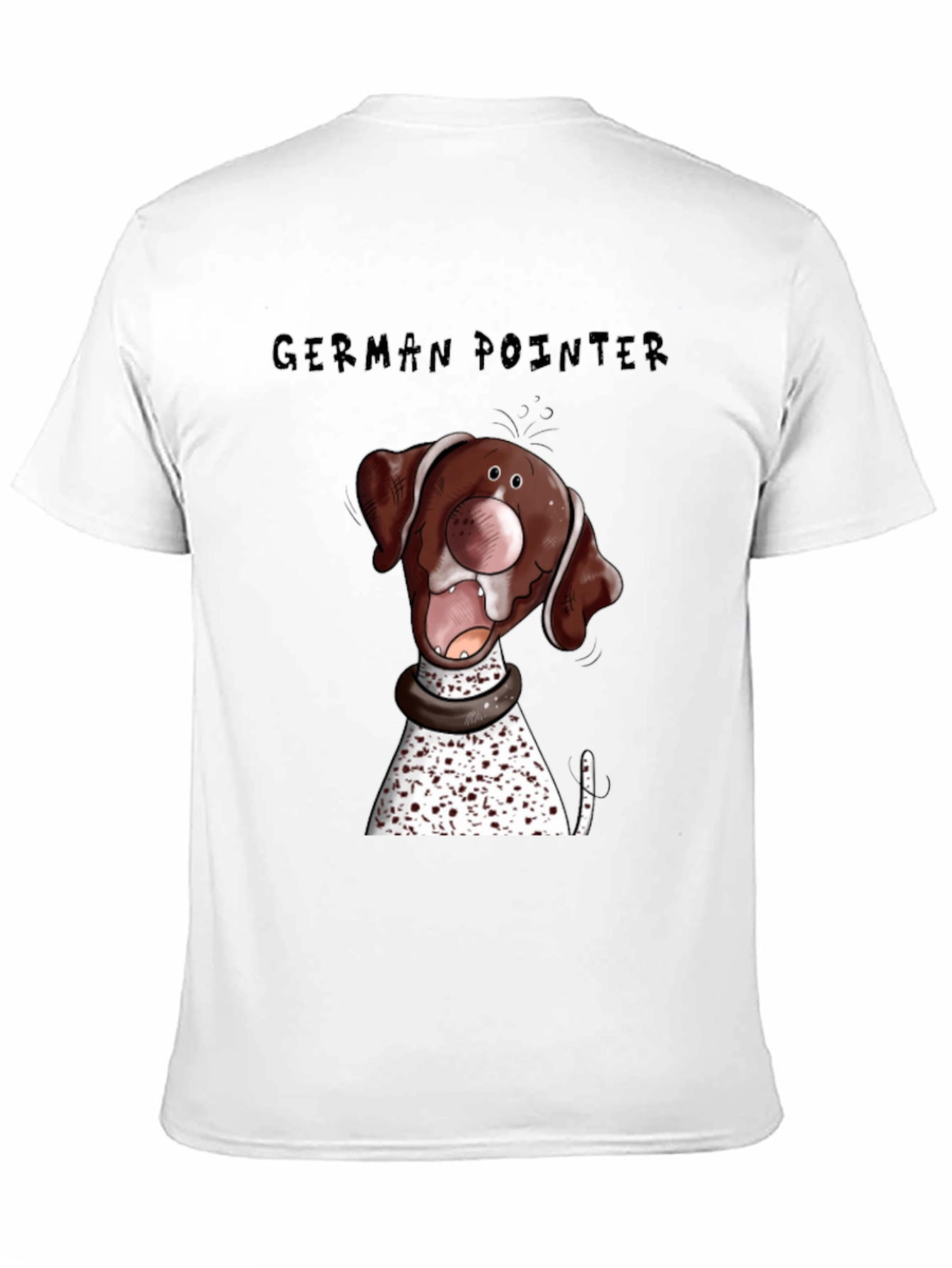 German Pointer Dog Cartoon Graphic Tee