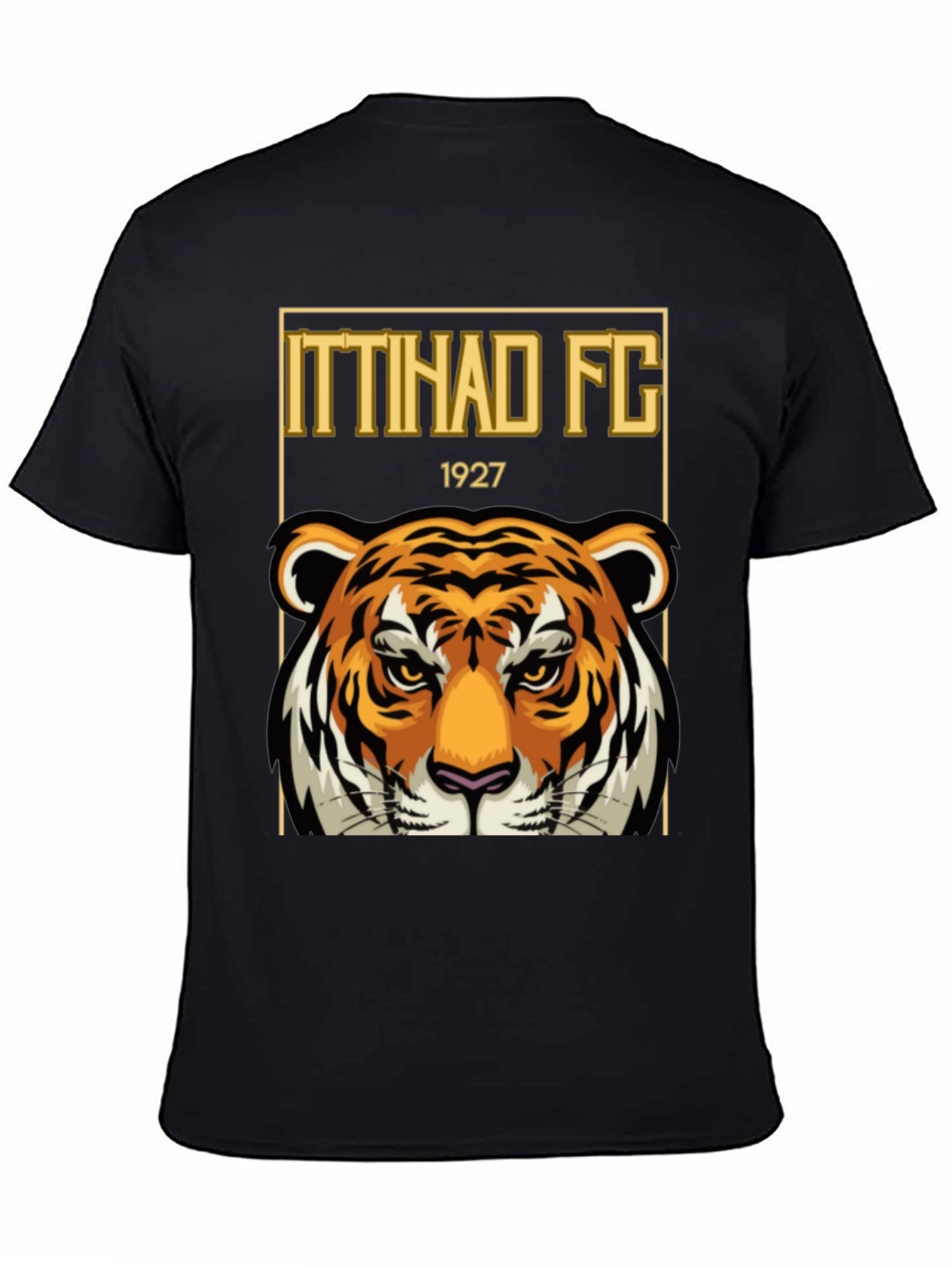 Ittihad FC Tiger Graphic T-Shirt - Black